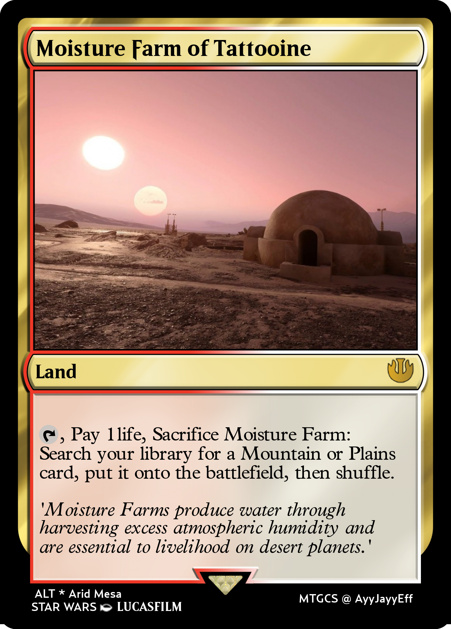 Moisture Farm of Tattooine