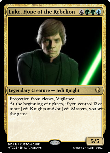 Luke, Hope of the Rebelion
