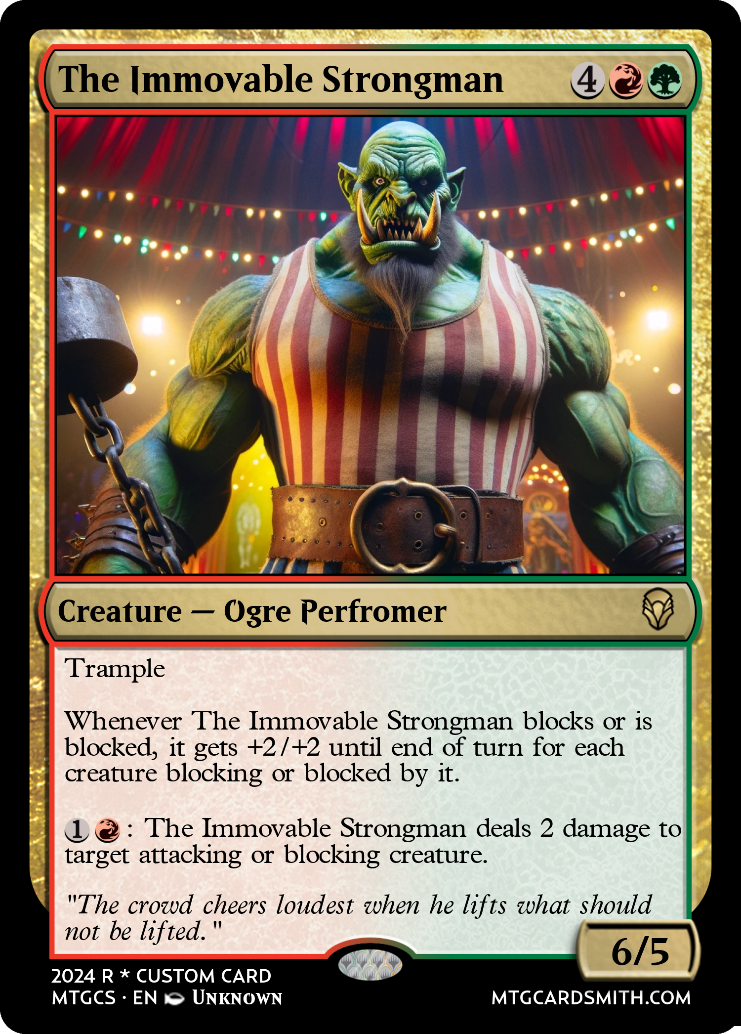 The Immovable Strongman