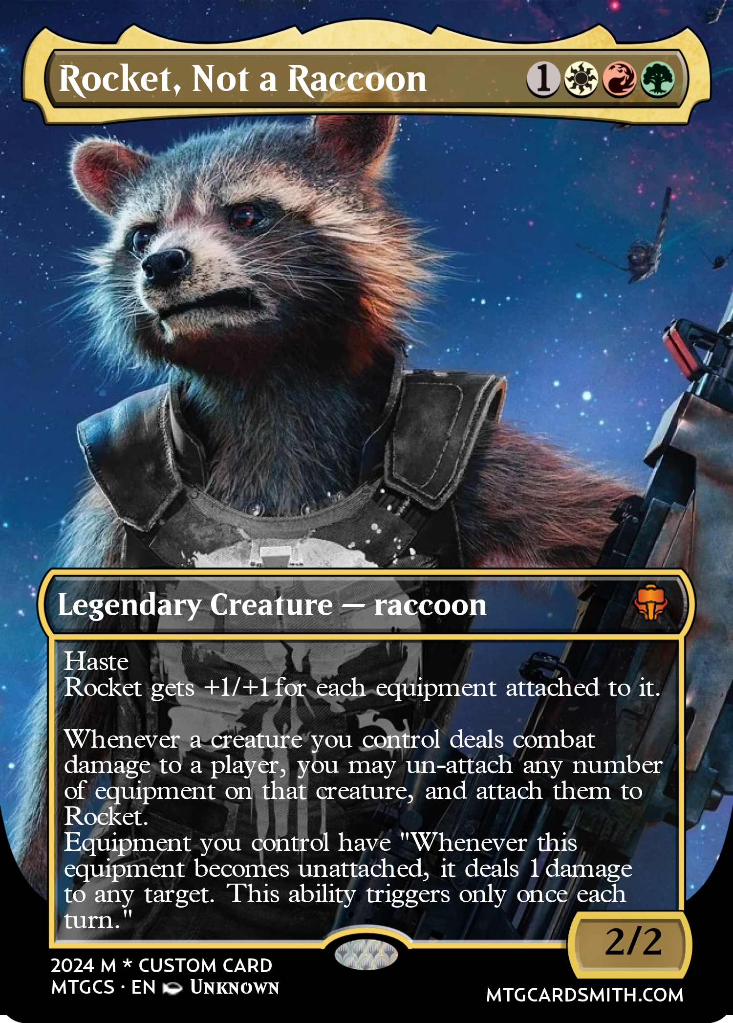 Rocket, Not a Raccoon