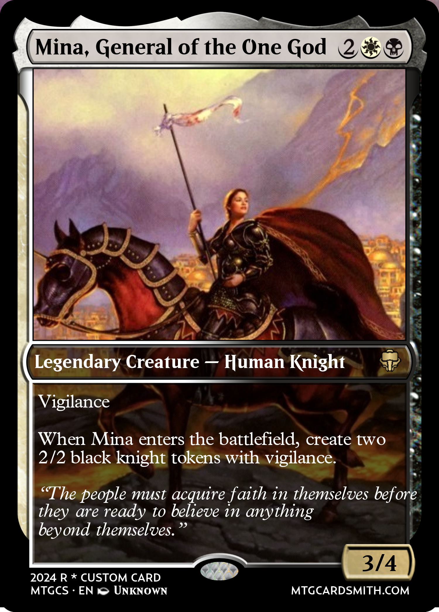 Mina, General of the One God