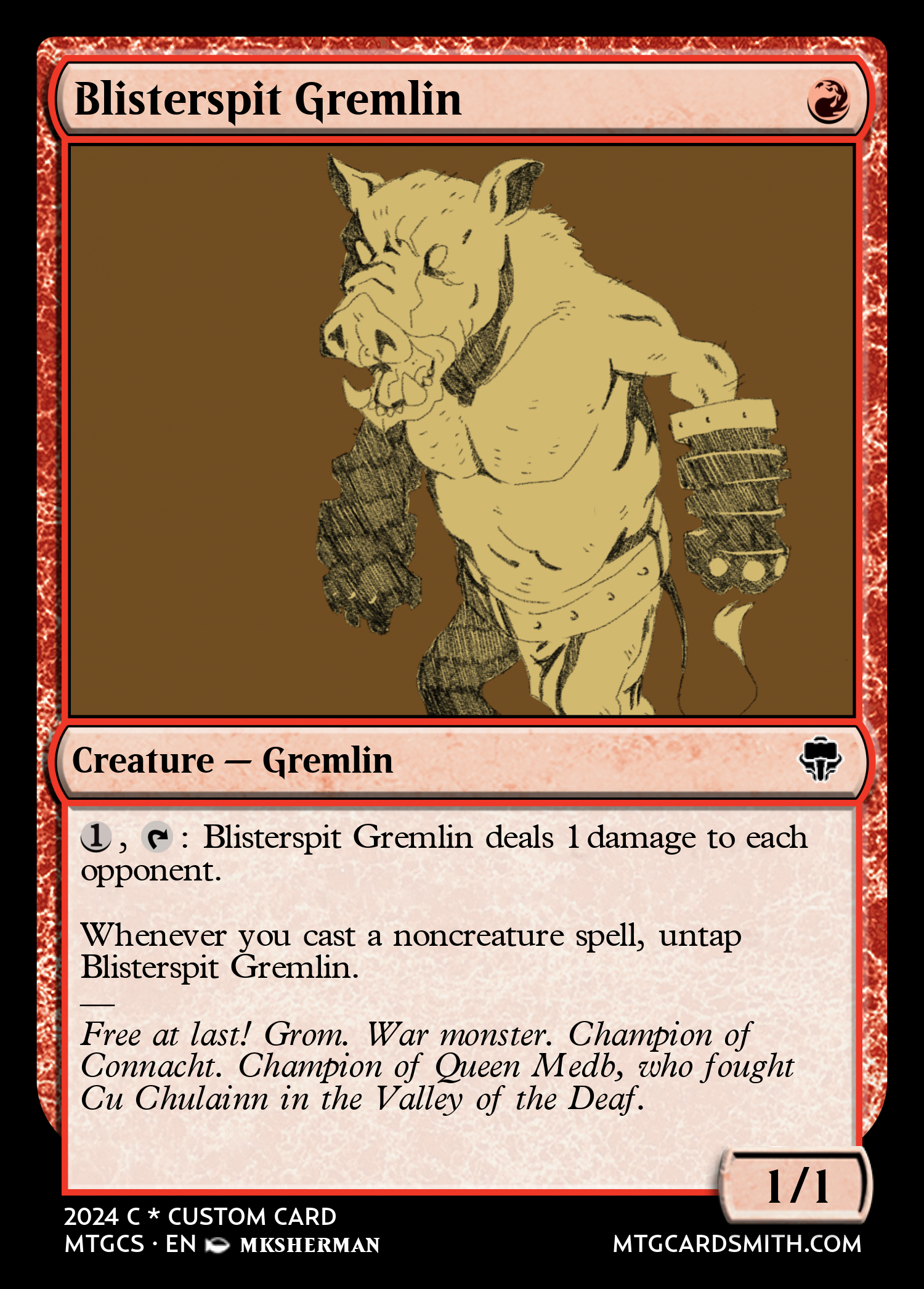 Blisterspit Gremlin 