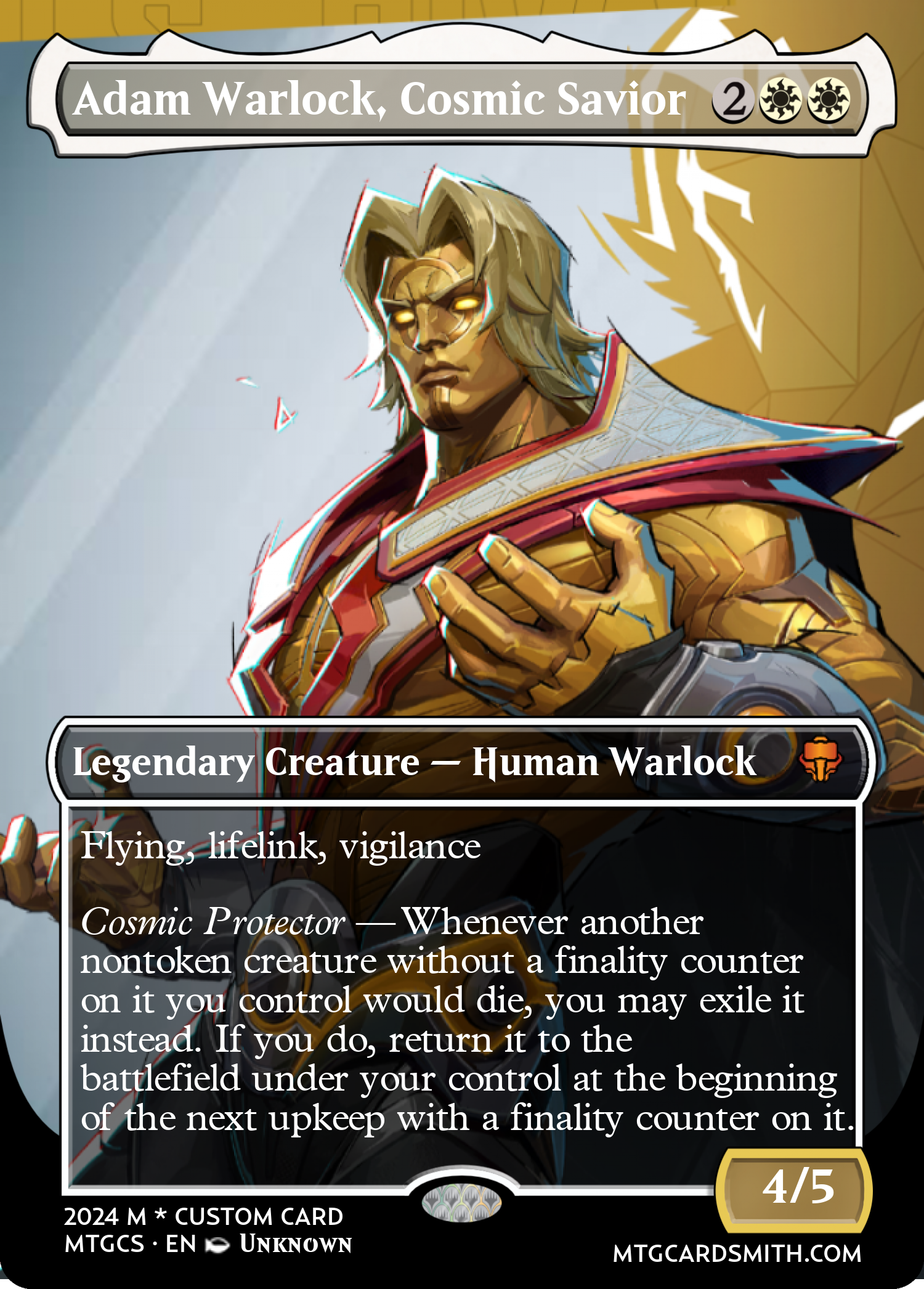 Adam Warlock, Cosmic Savior