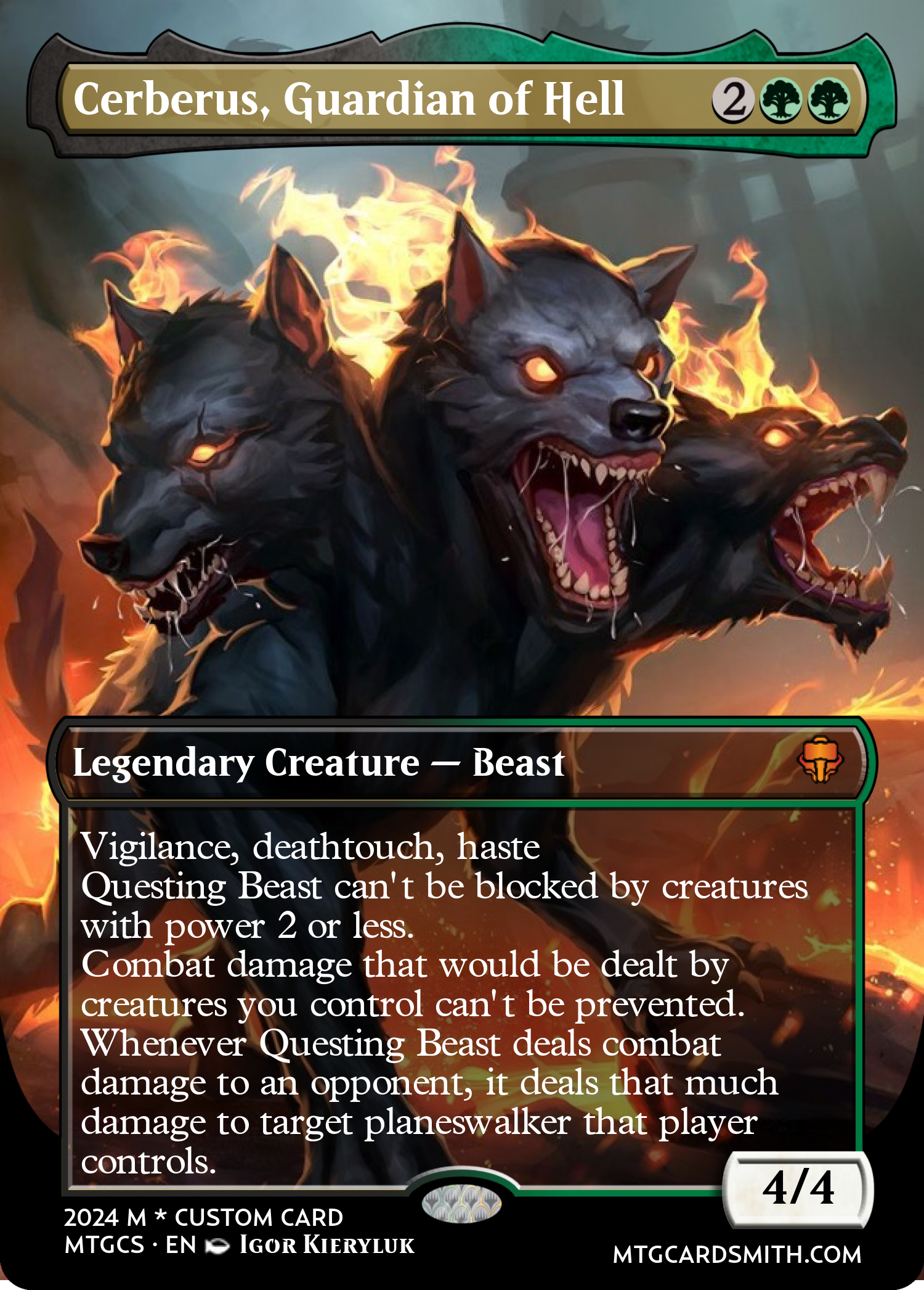 Cerberus, Guardian of Hell
