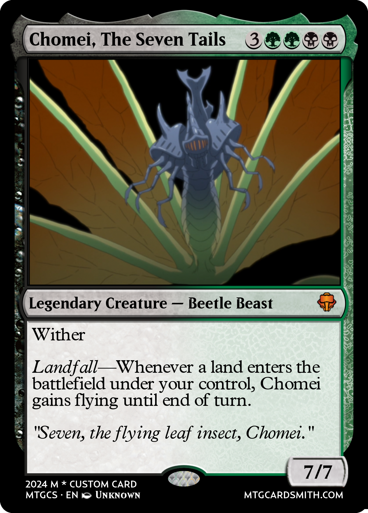 Chomei, The Seven Tails