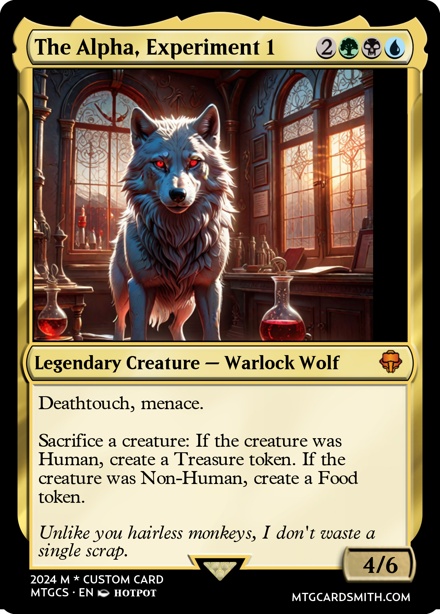 The Alpha, Experiment 1