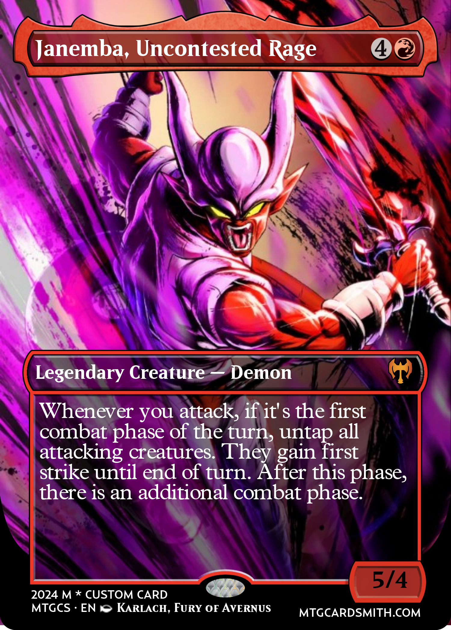 Janemba, Uncontested Rage