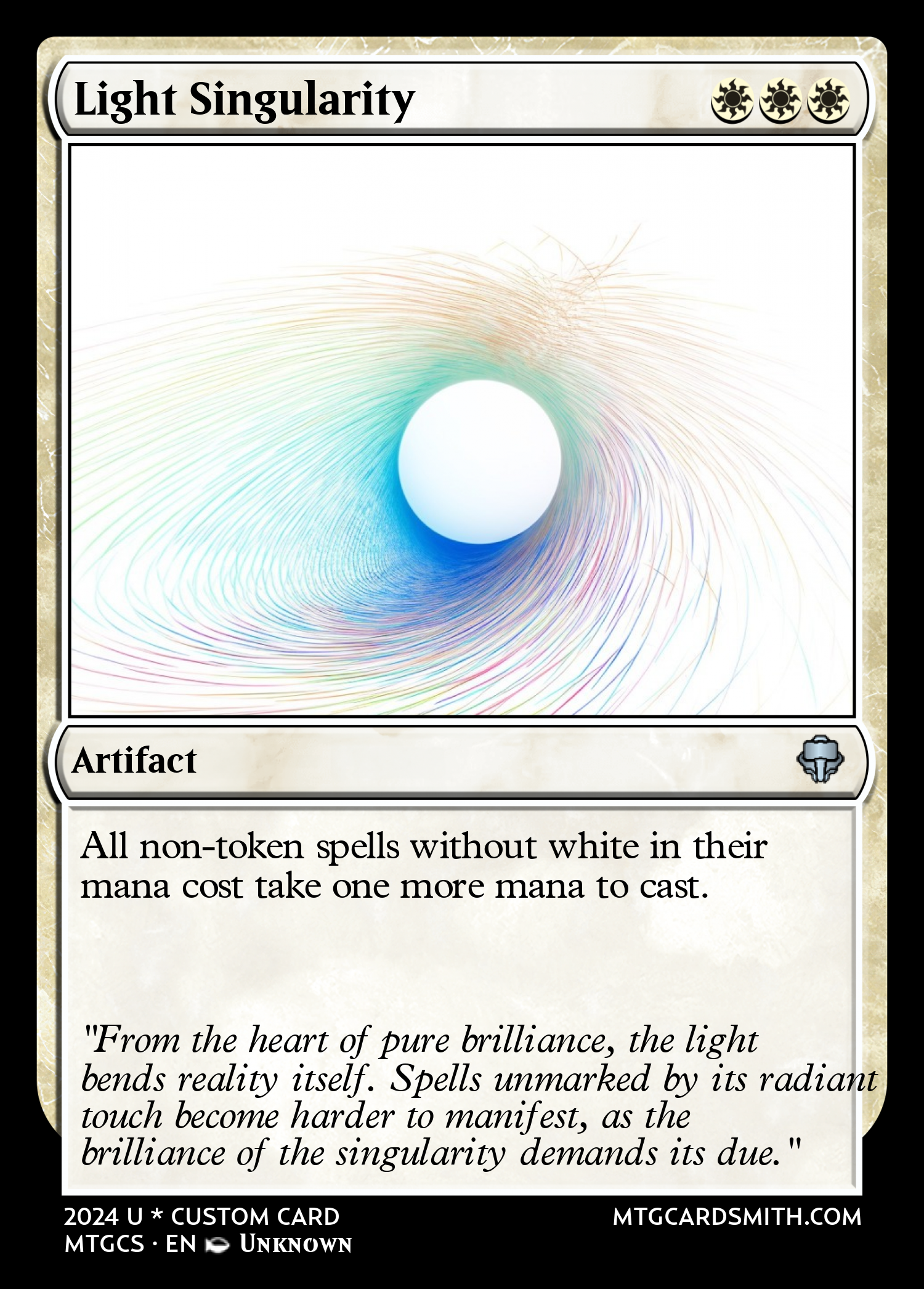 Light Singularity 
