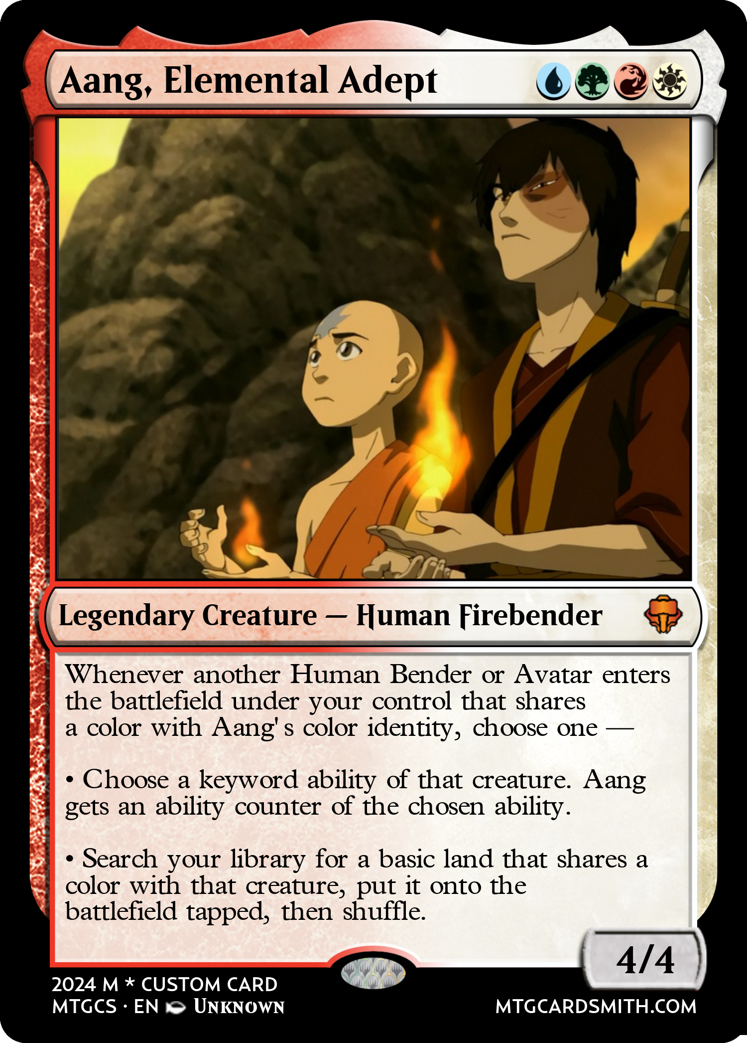 Aang, Elemental Adept