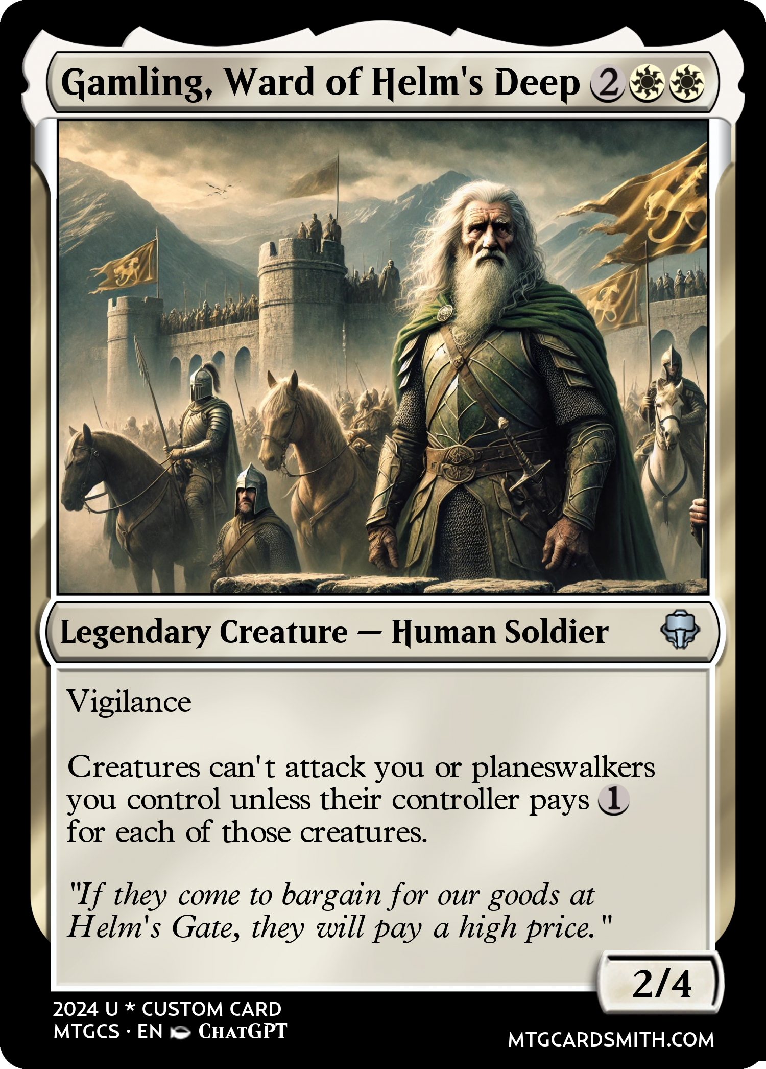 Gamling, Ward of Helm's Deep