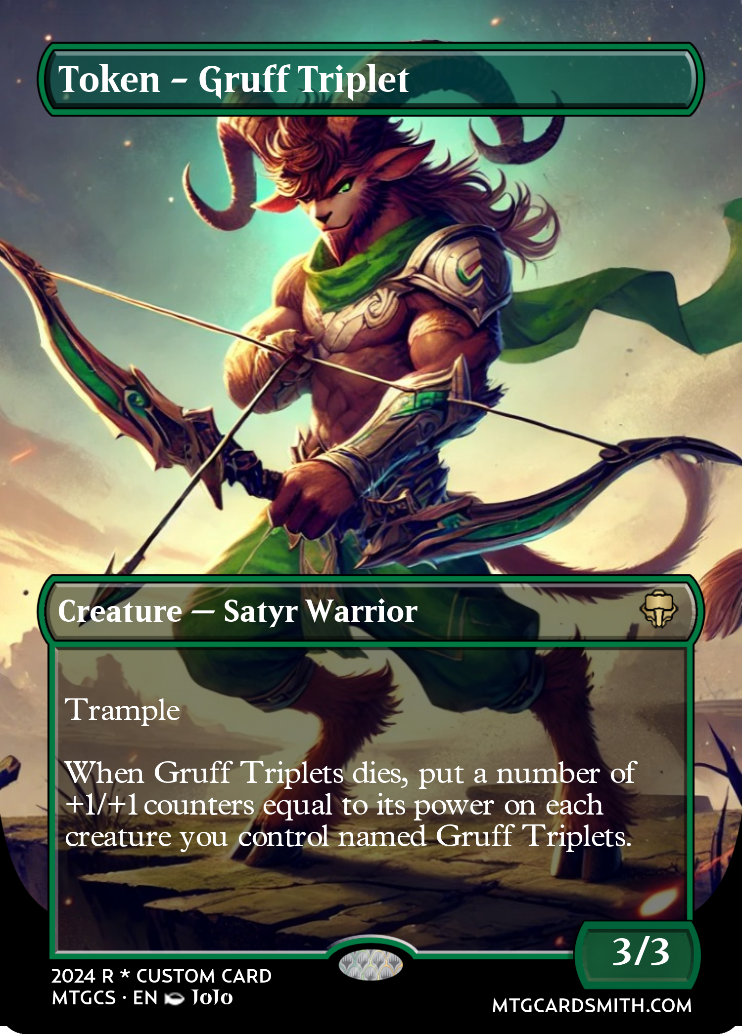 Token - Gruff Triplet