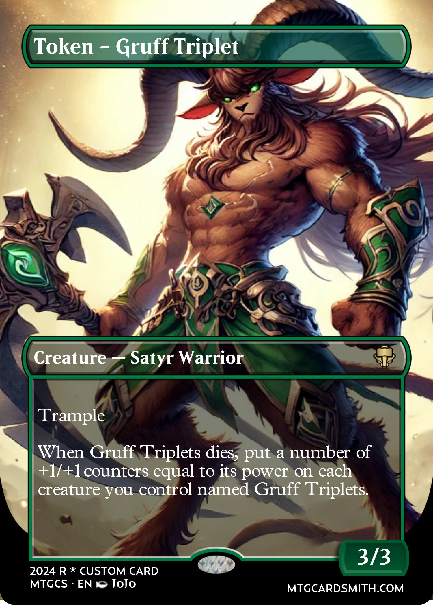 Token - Gruff Triplet