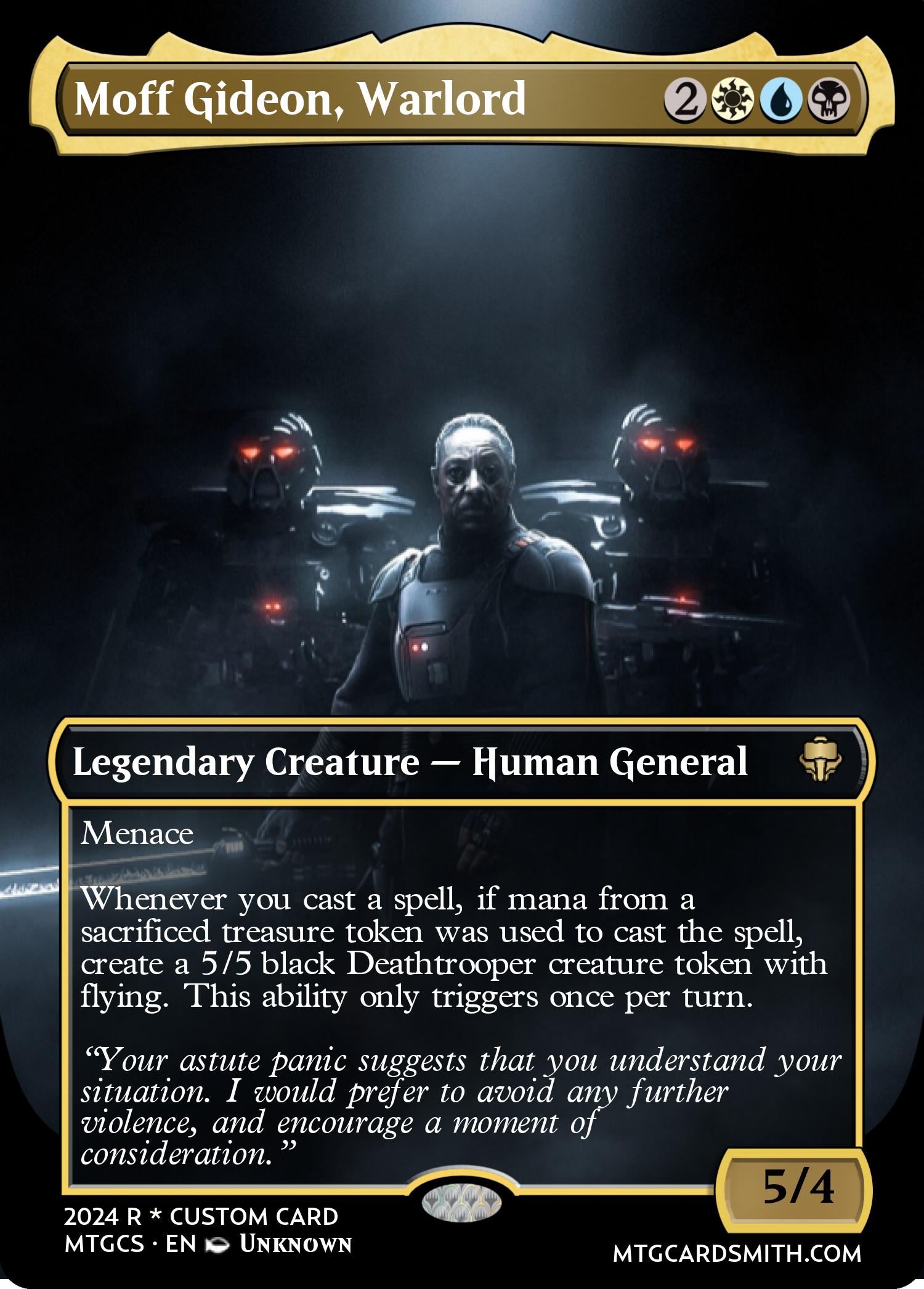 Moff Gideon, Warlord