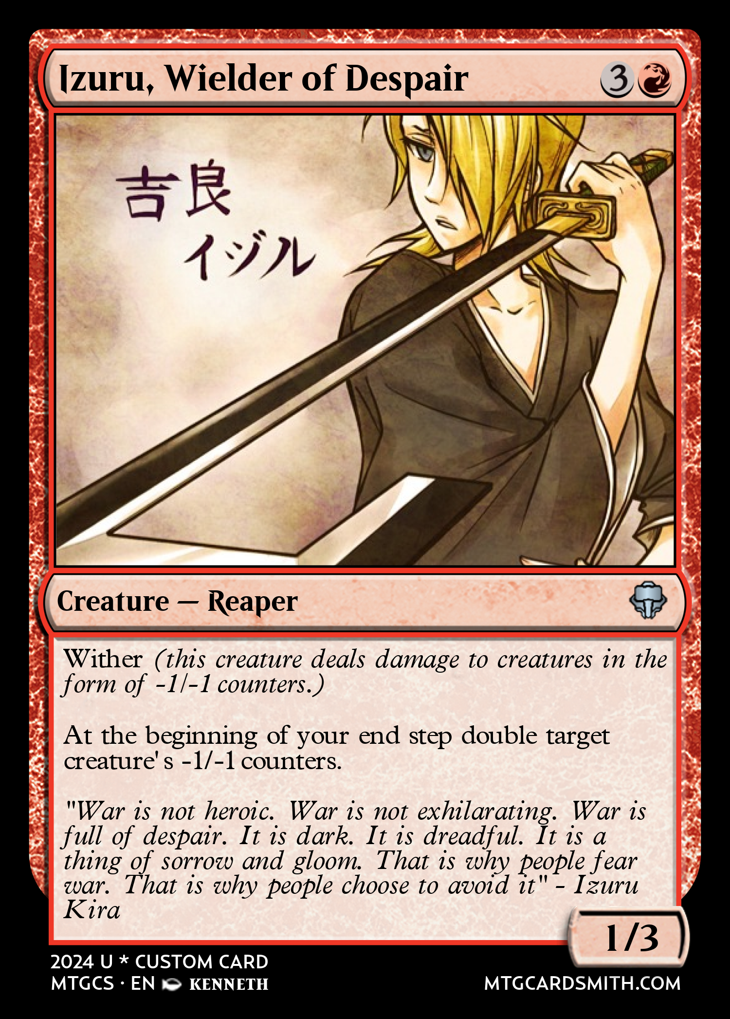Izuru, Wielder of Despair
