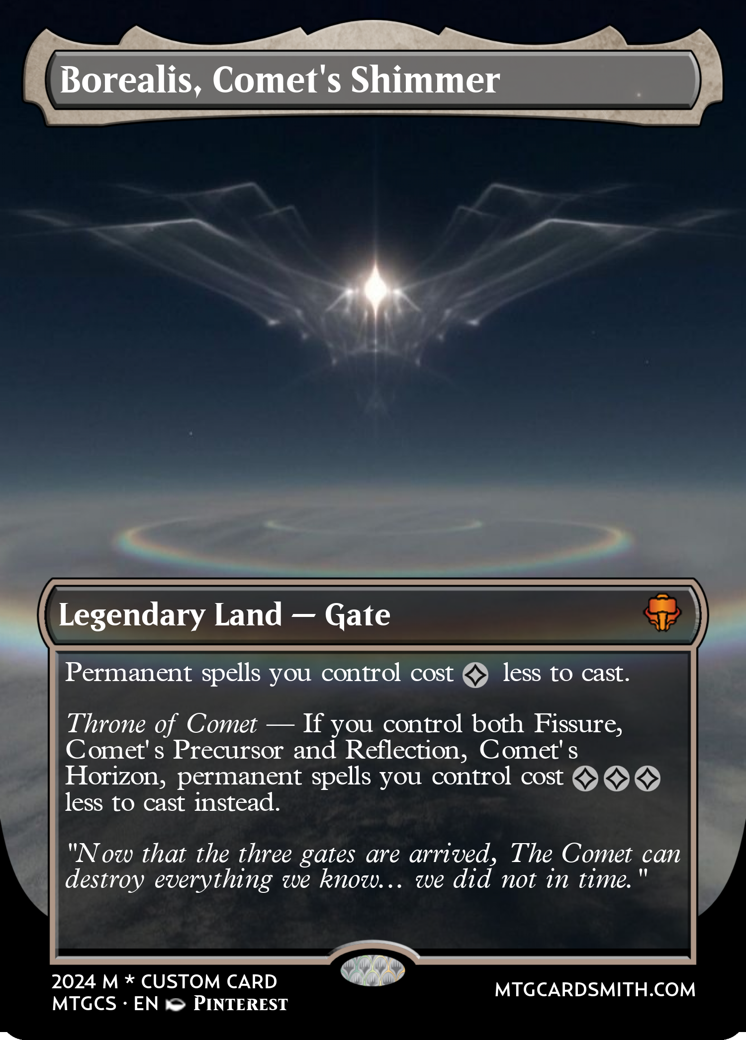Borealis, Comet's Shimmer