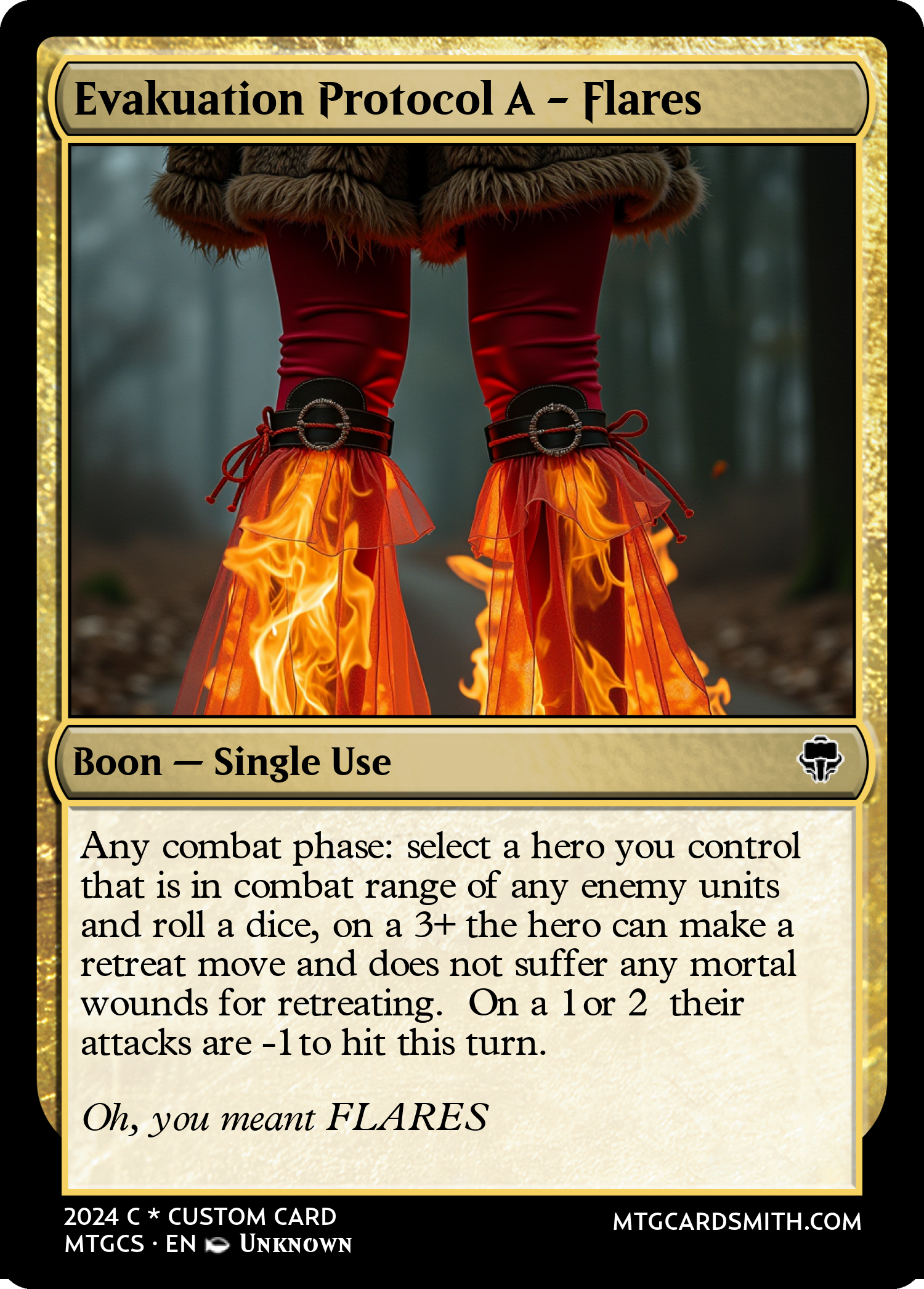 Evakuation Protocol A - Flares