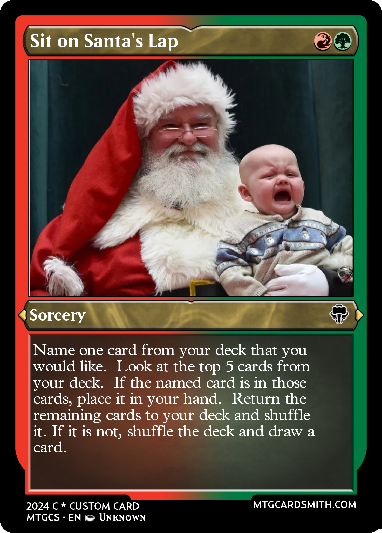 Sit on Santa's Lap