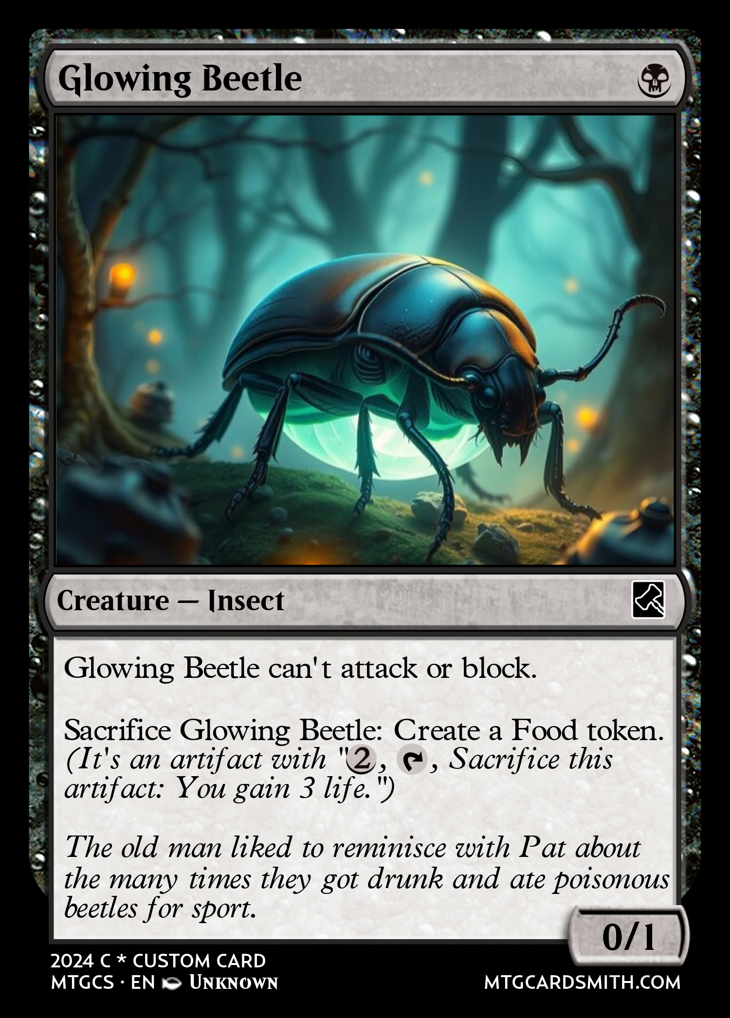 Glowing Beetle