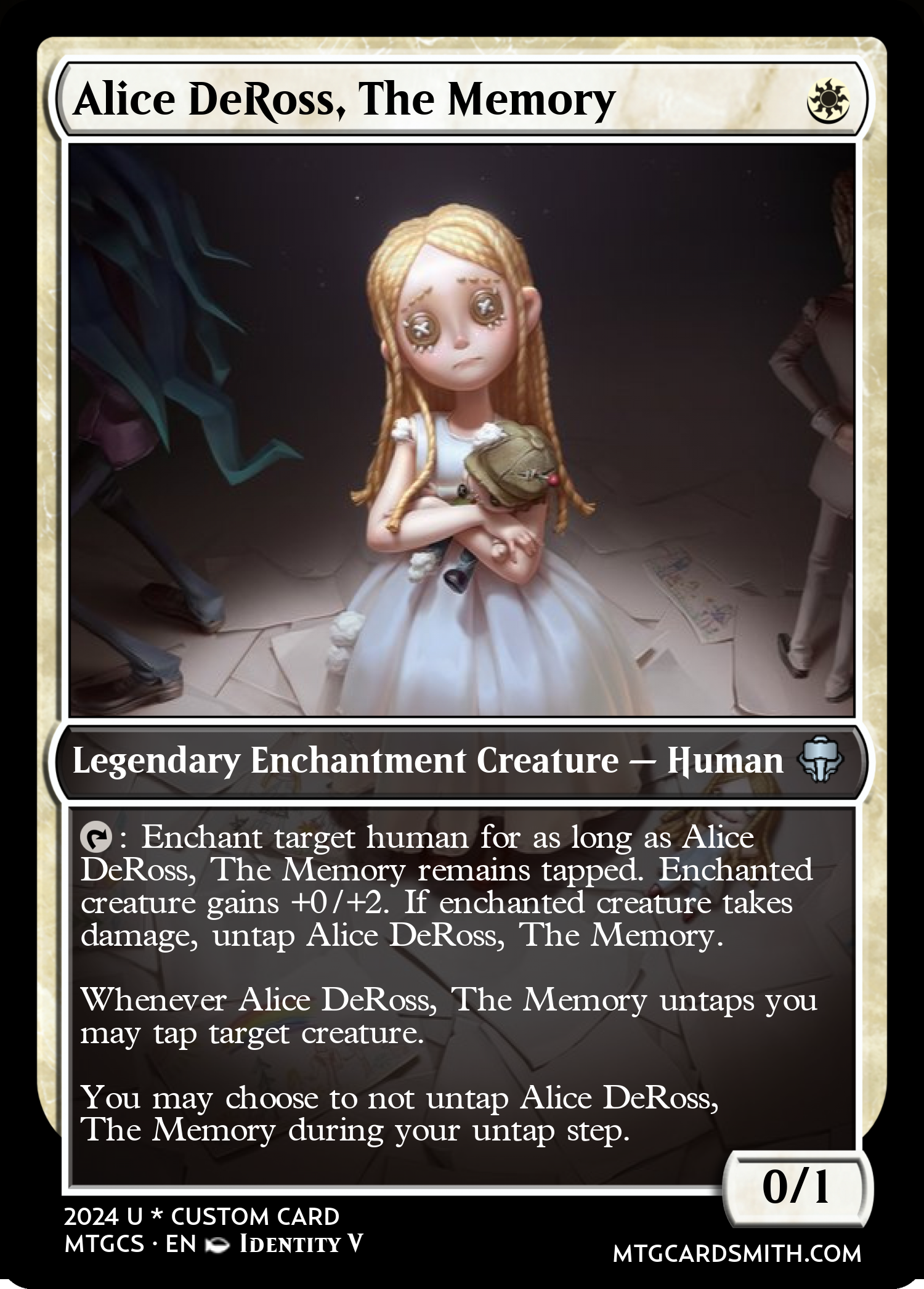 Alice DeRoss, The Memory