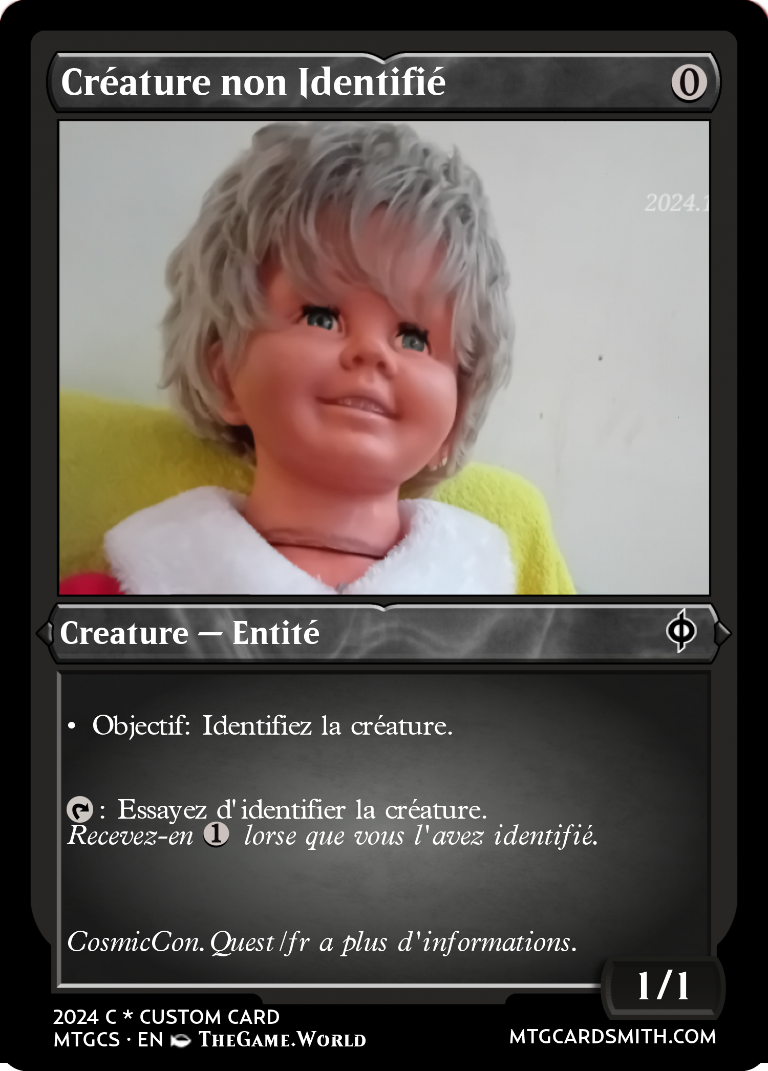 Créature non Identifié