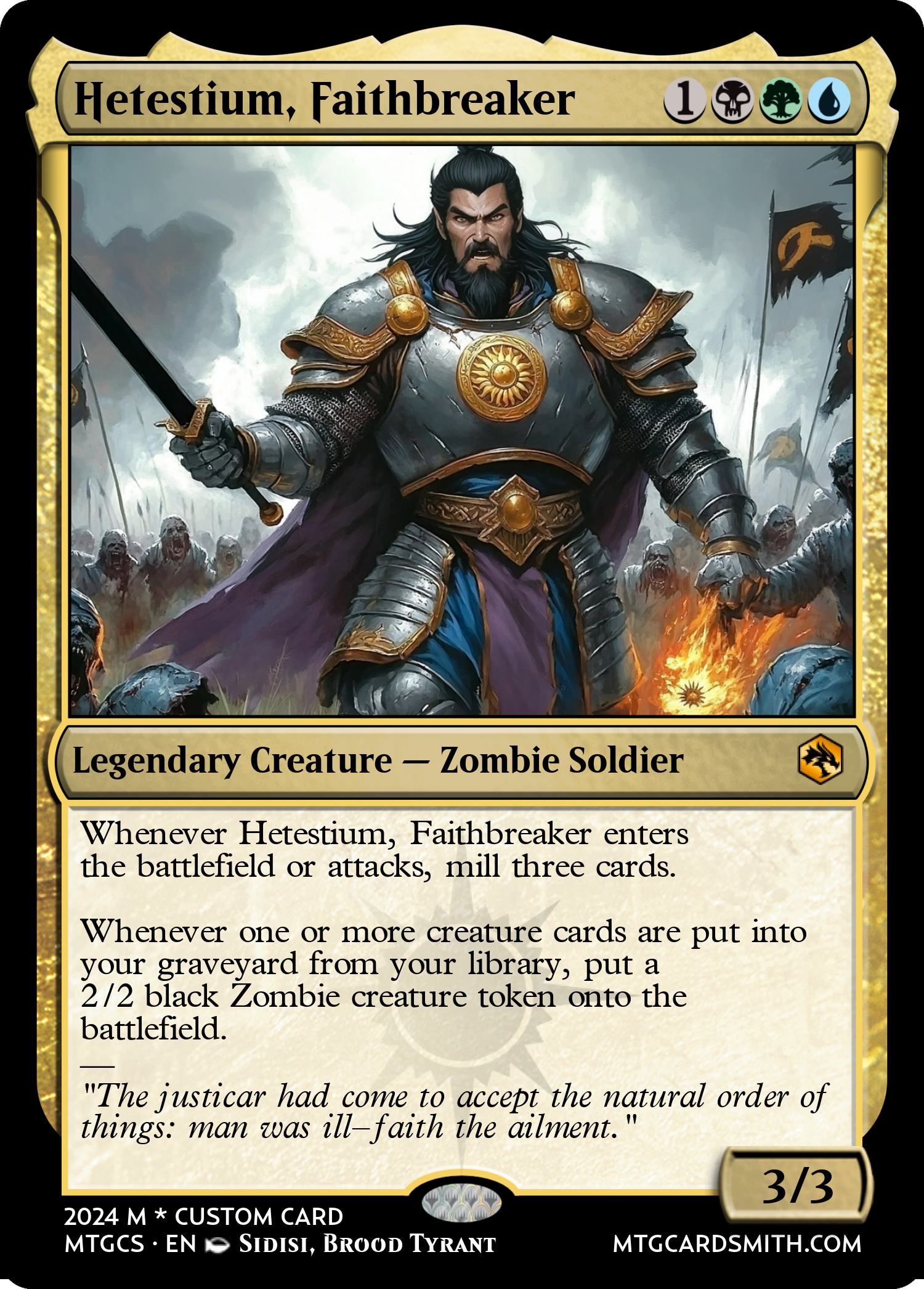 Hetestium, Faithbreaker