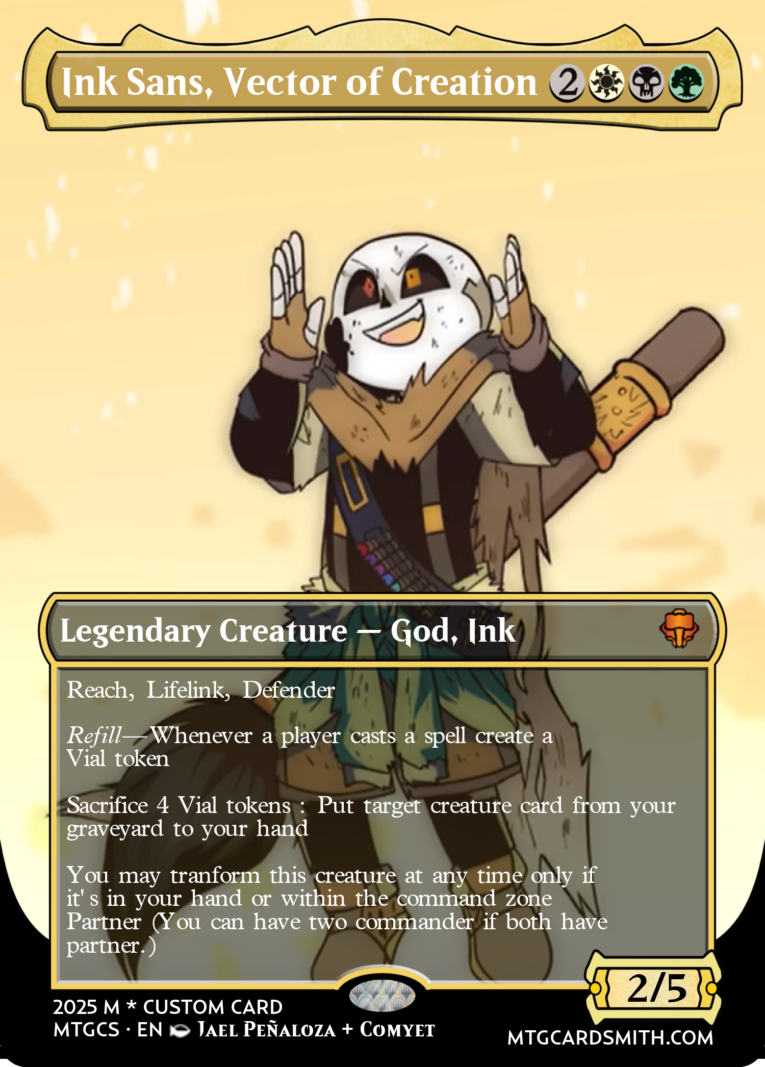 Ink Sans, Vector of Creation