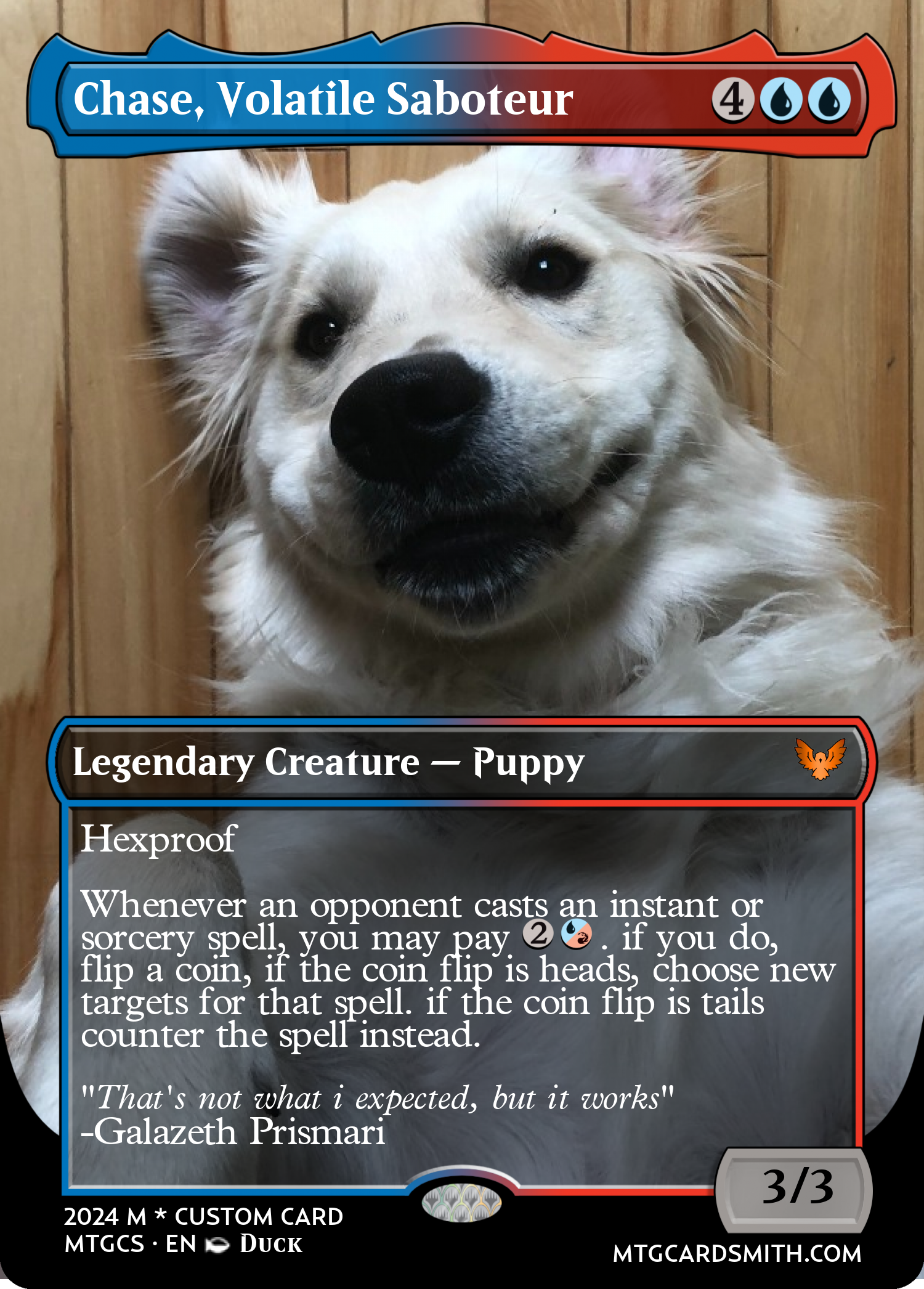 Chase, Volatile Saboteur