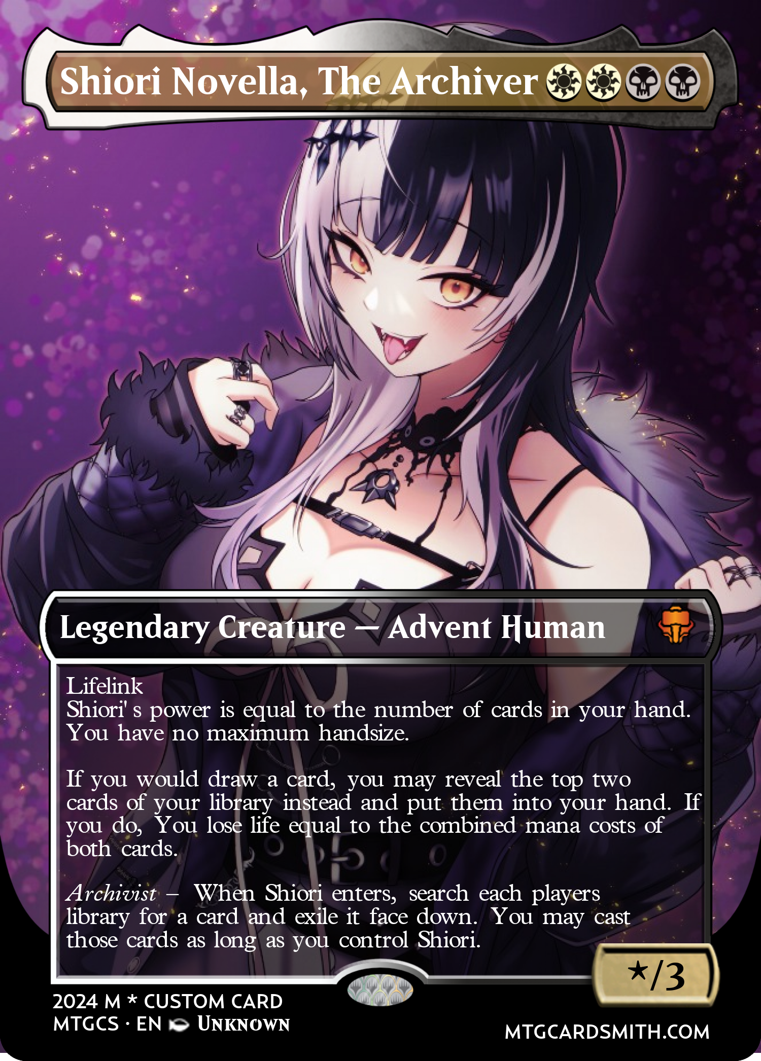 Shiori Novella, The Archiver