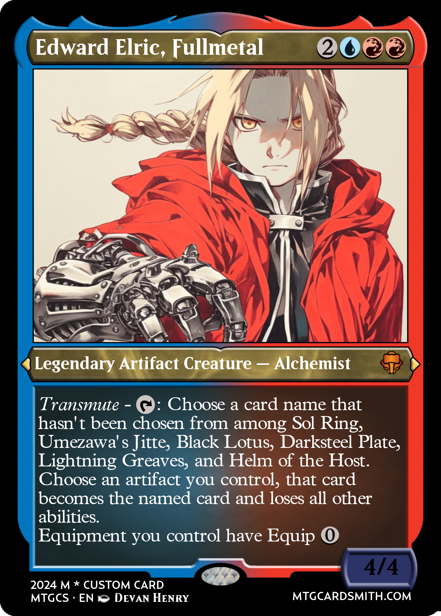 Edward Elric, Fullmetal