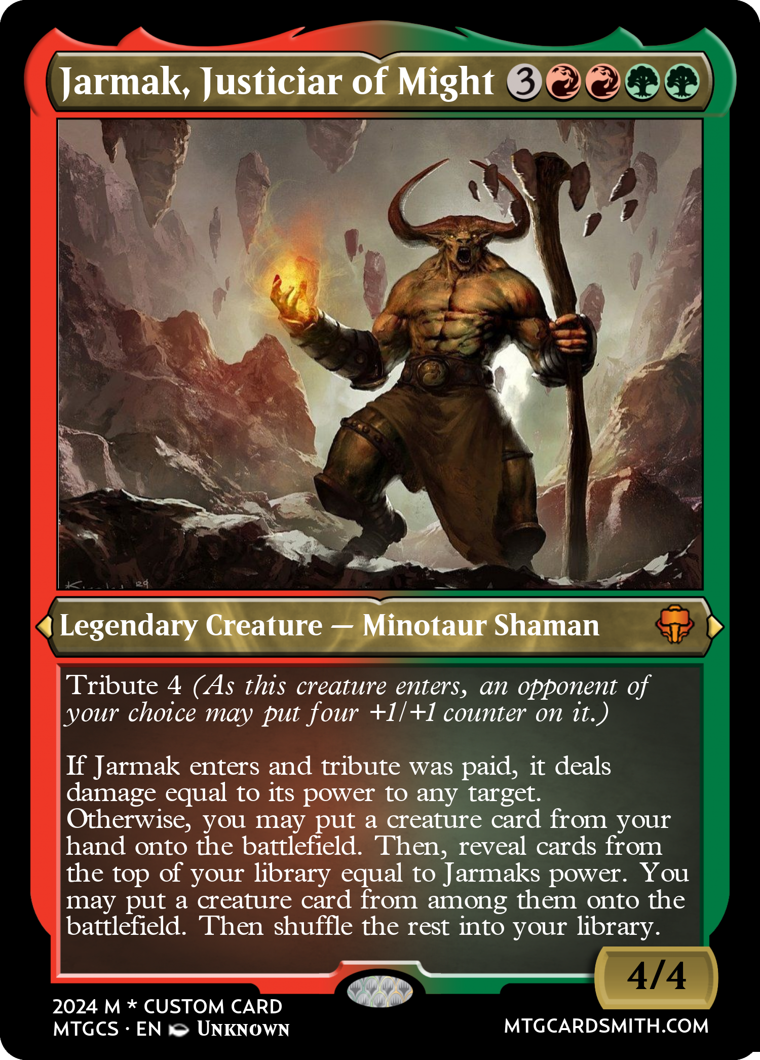 Jarmak, Justiciar of Might