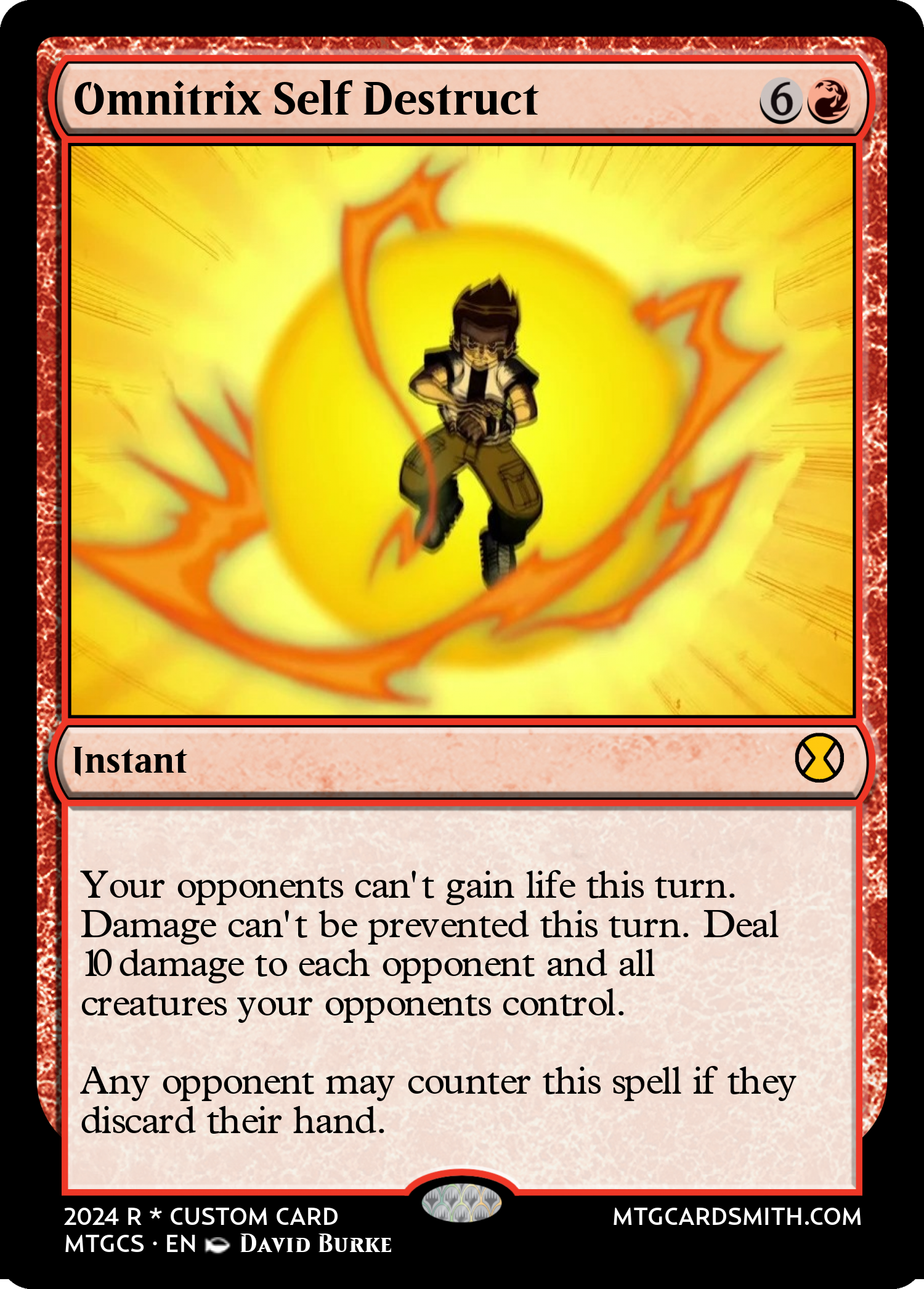 Omnitrix Self Destruct