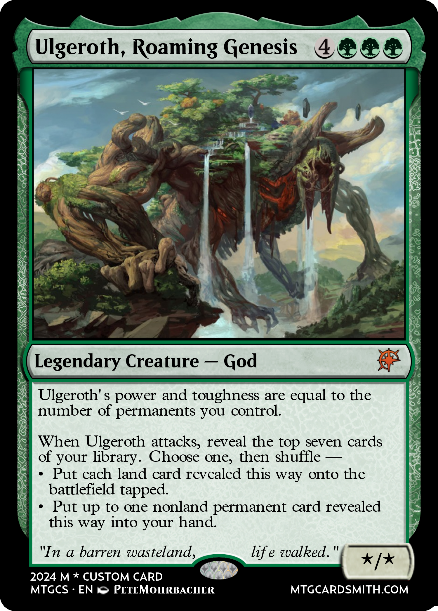 Ulgeroth, Roaming Genesis