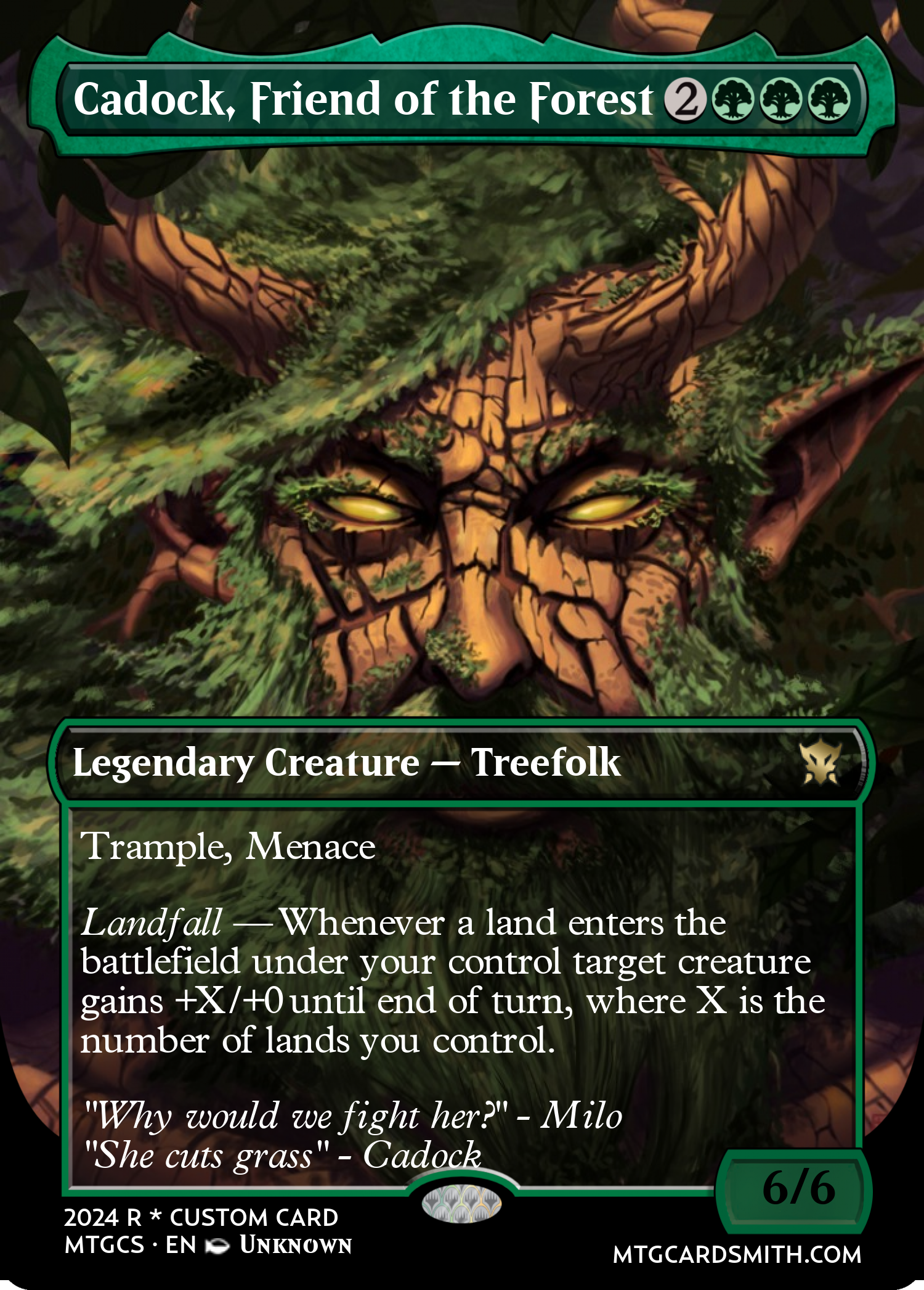 Cadock, Friend of the Forest
