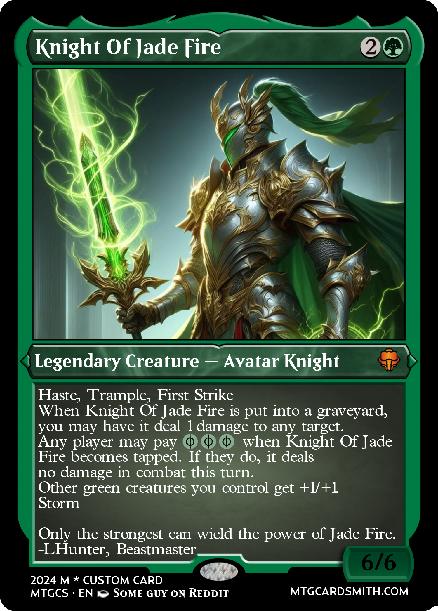 Knight Of Jade Fire