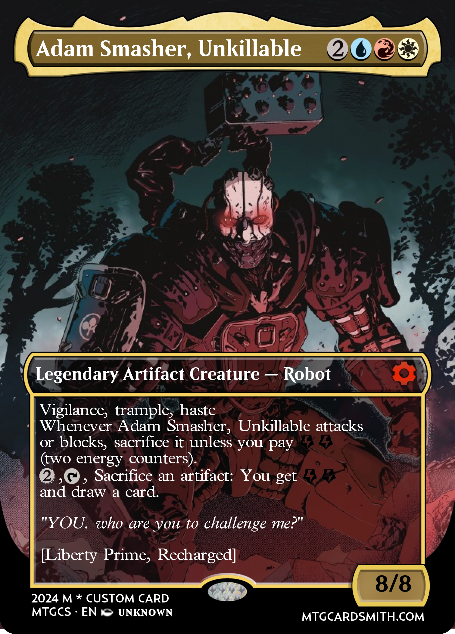 Adam Smasher, Unkillable