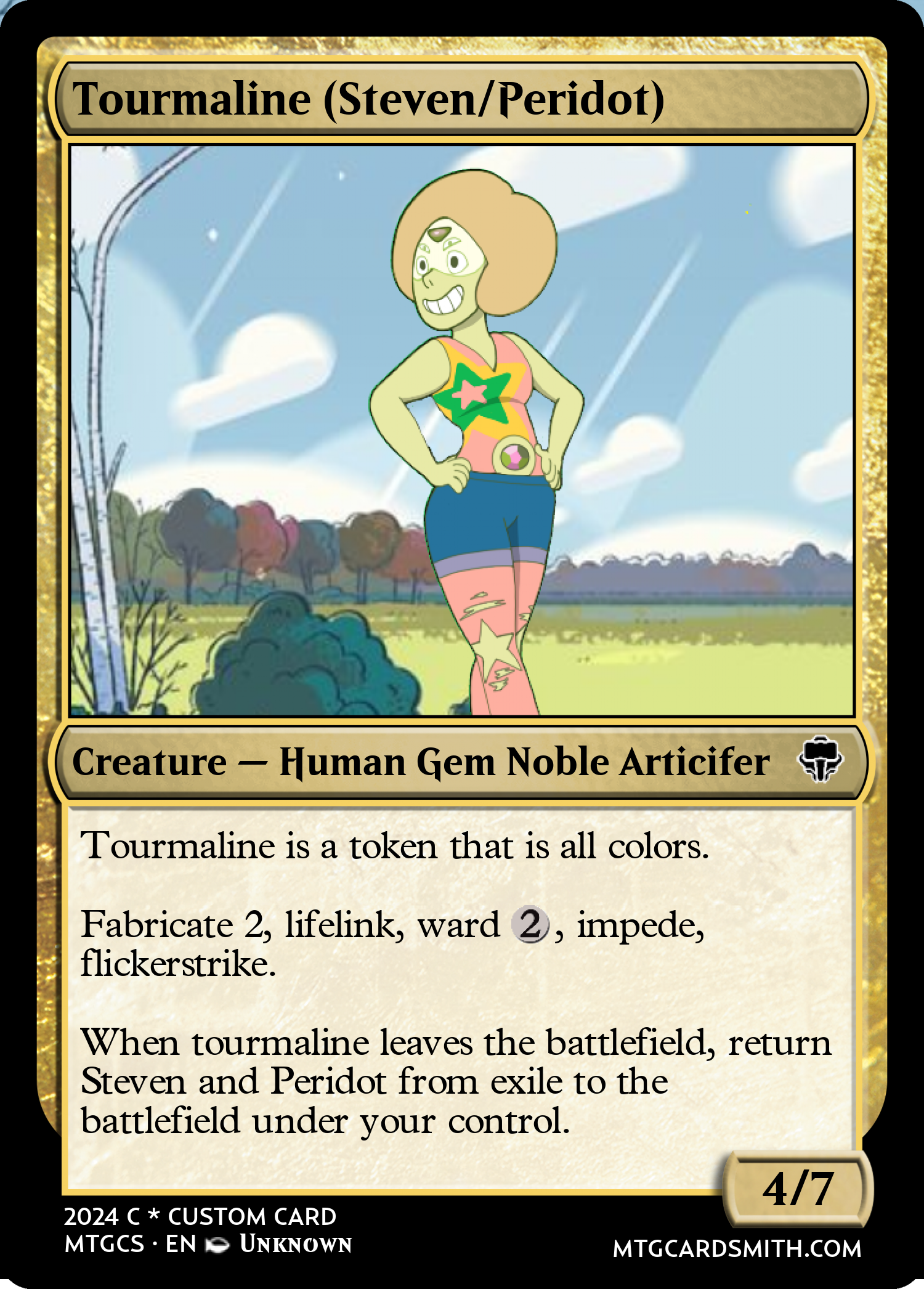 Tourmaline (Steven/Peridot)
