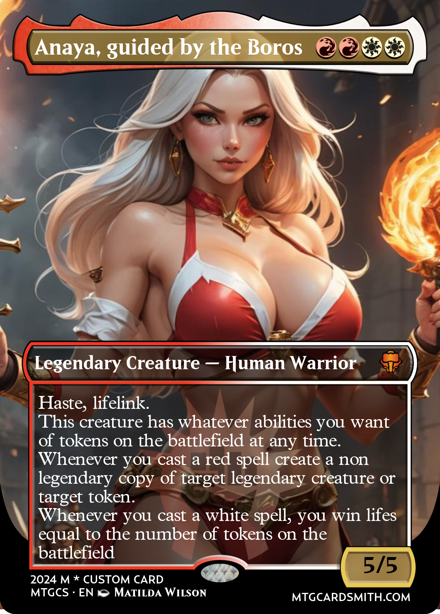 Anaya, guided by the Boros
