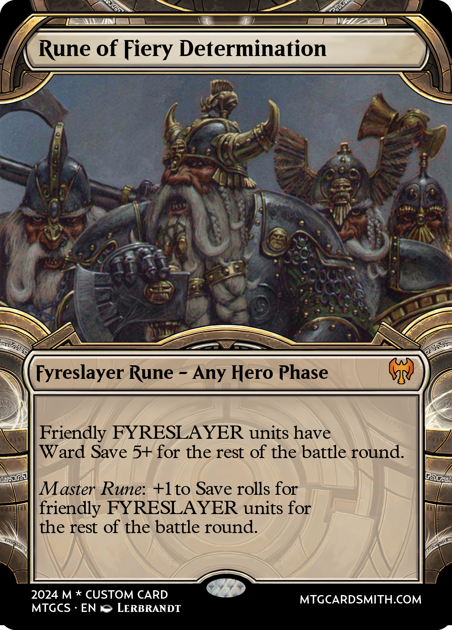 Rune of Fiery Determination