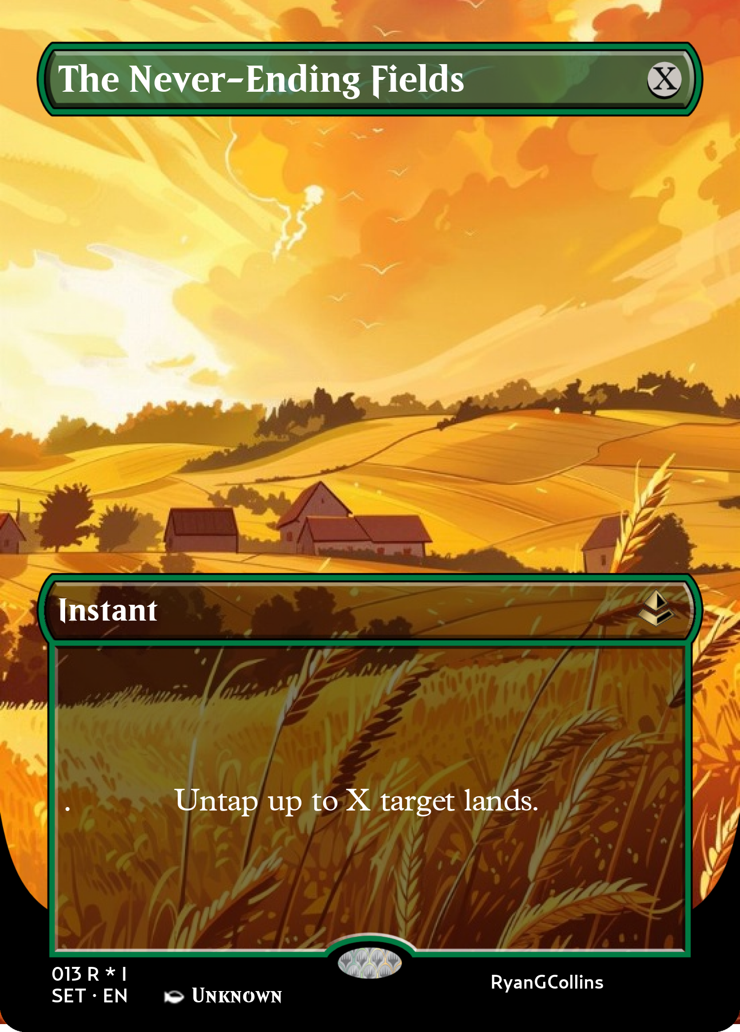 The Never-Ending Fields