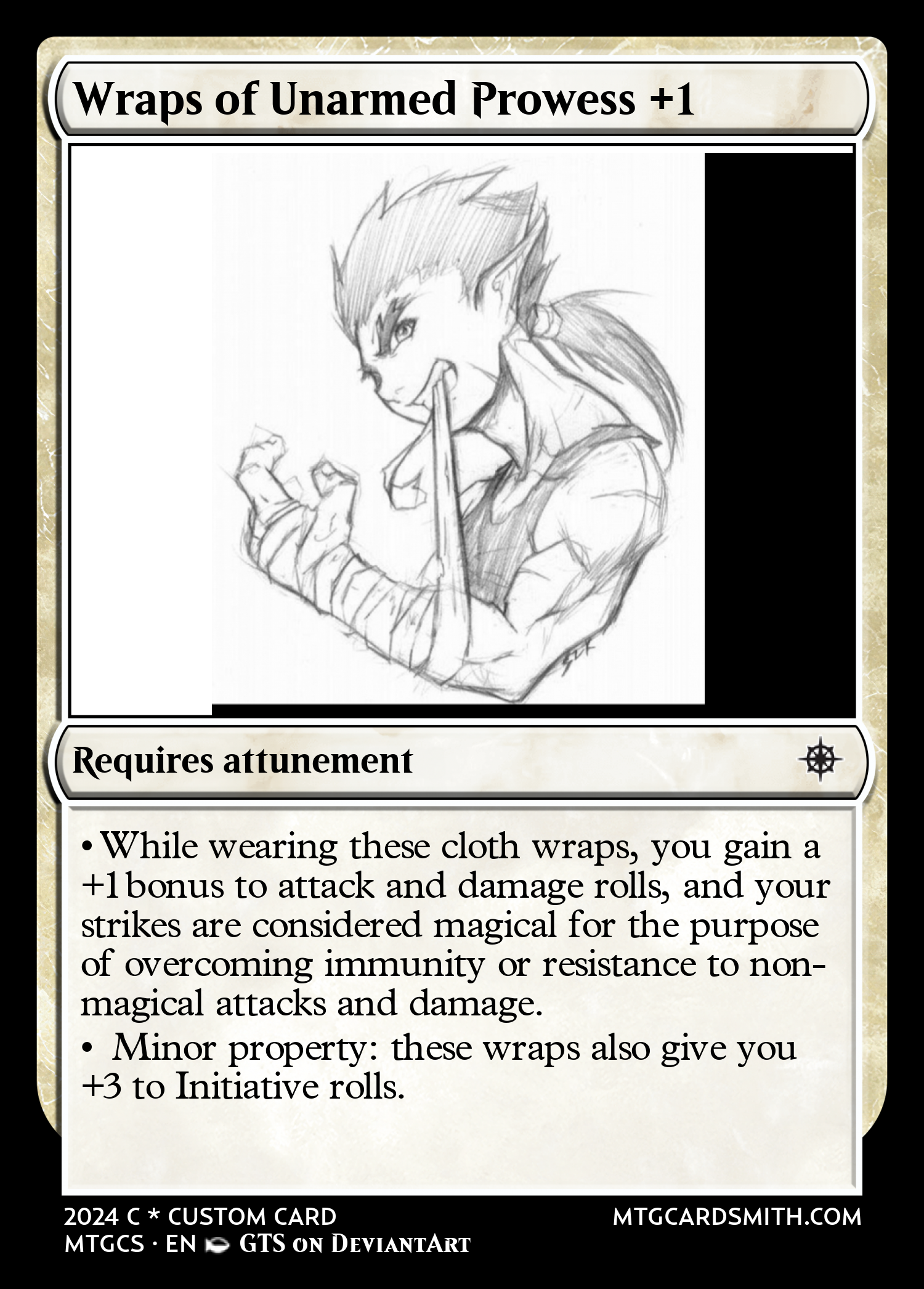 Wraps of Unarmed Prowess +1
