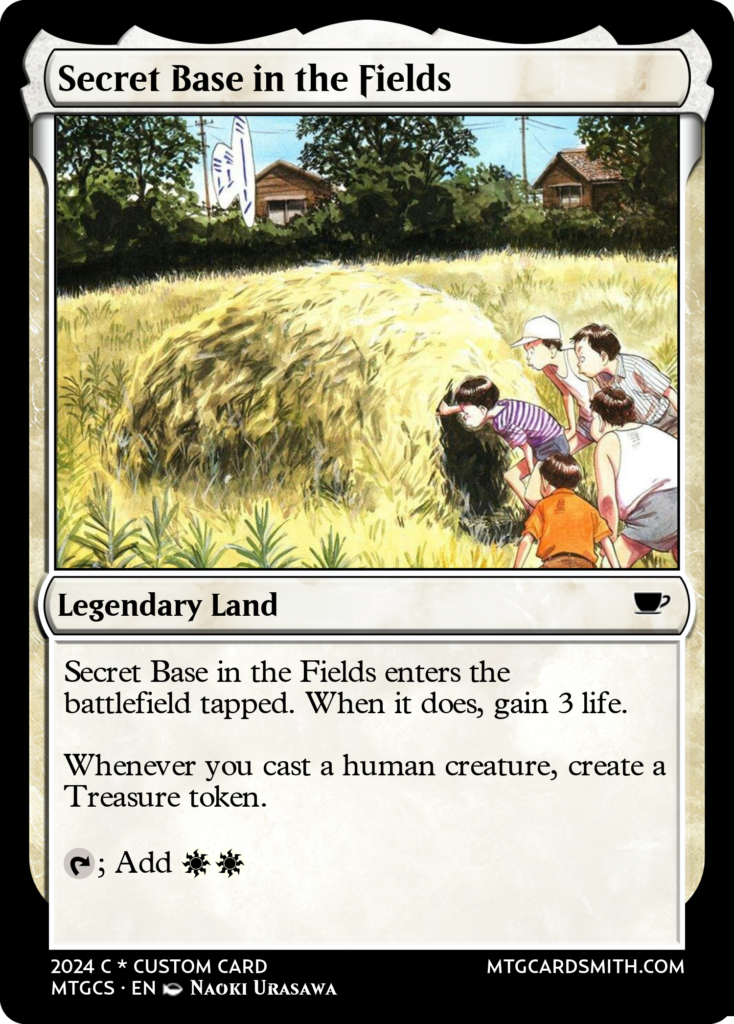 Secret Base in the Fields