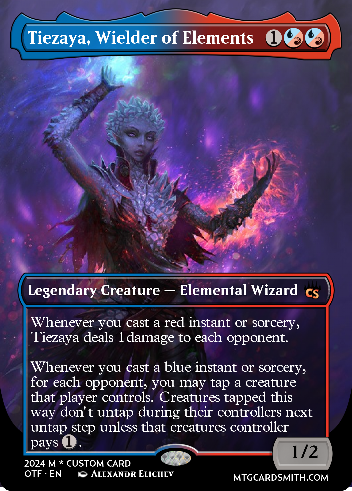Tiezaya, Wielder of Elements