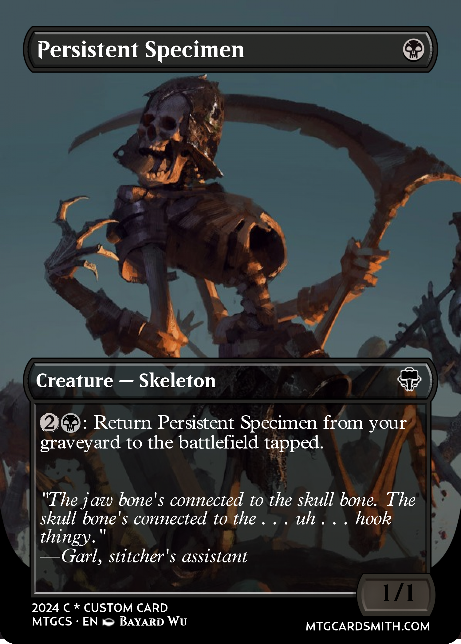 Persistent Specimen by Crunchbite10101 | MTG Cardsmith