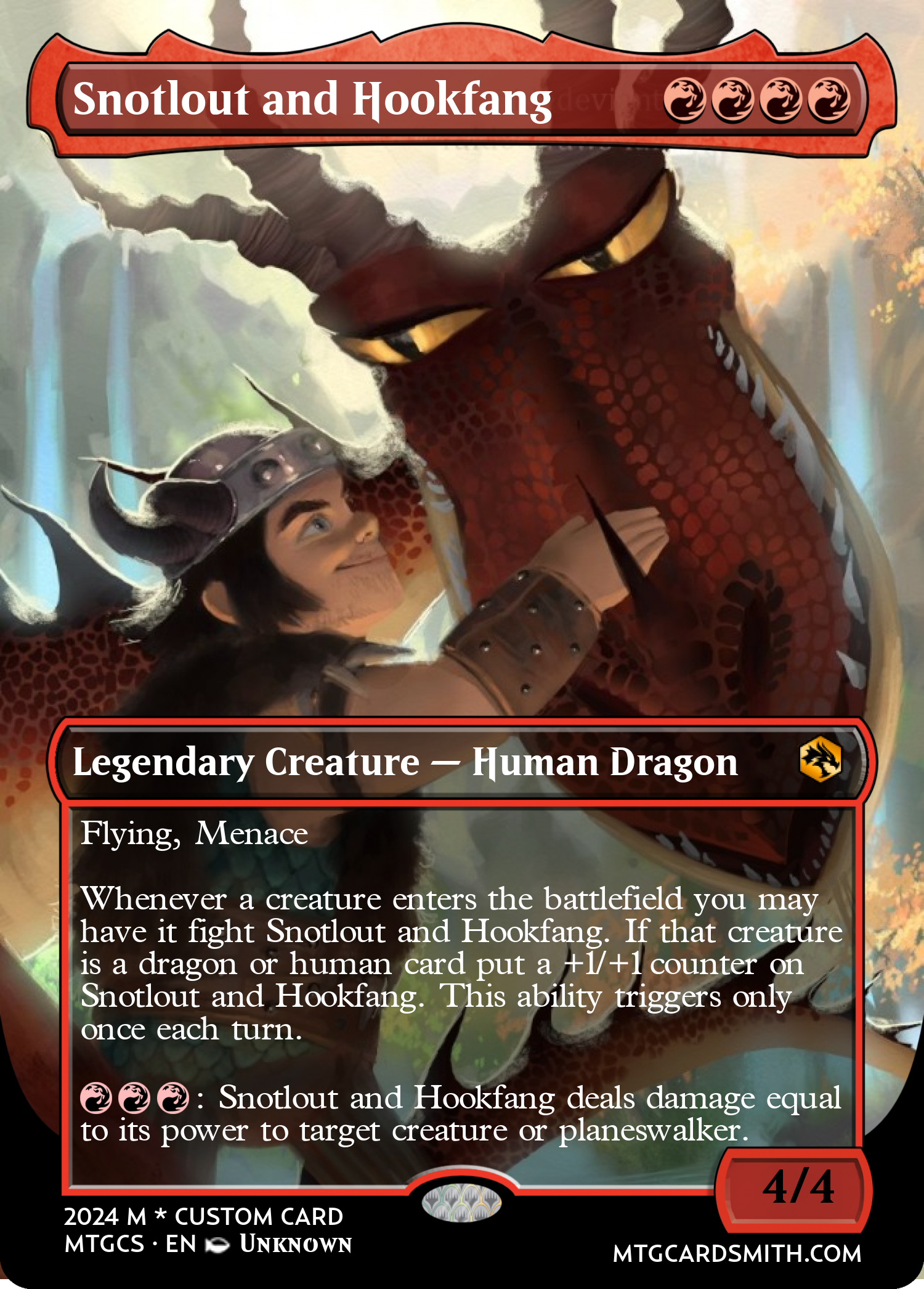 Snotlout and Hookfang