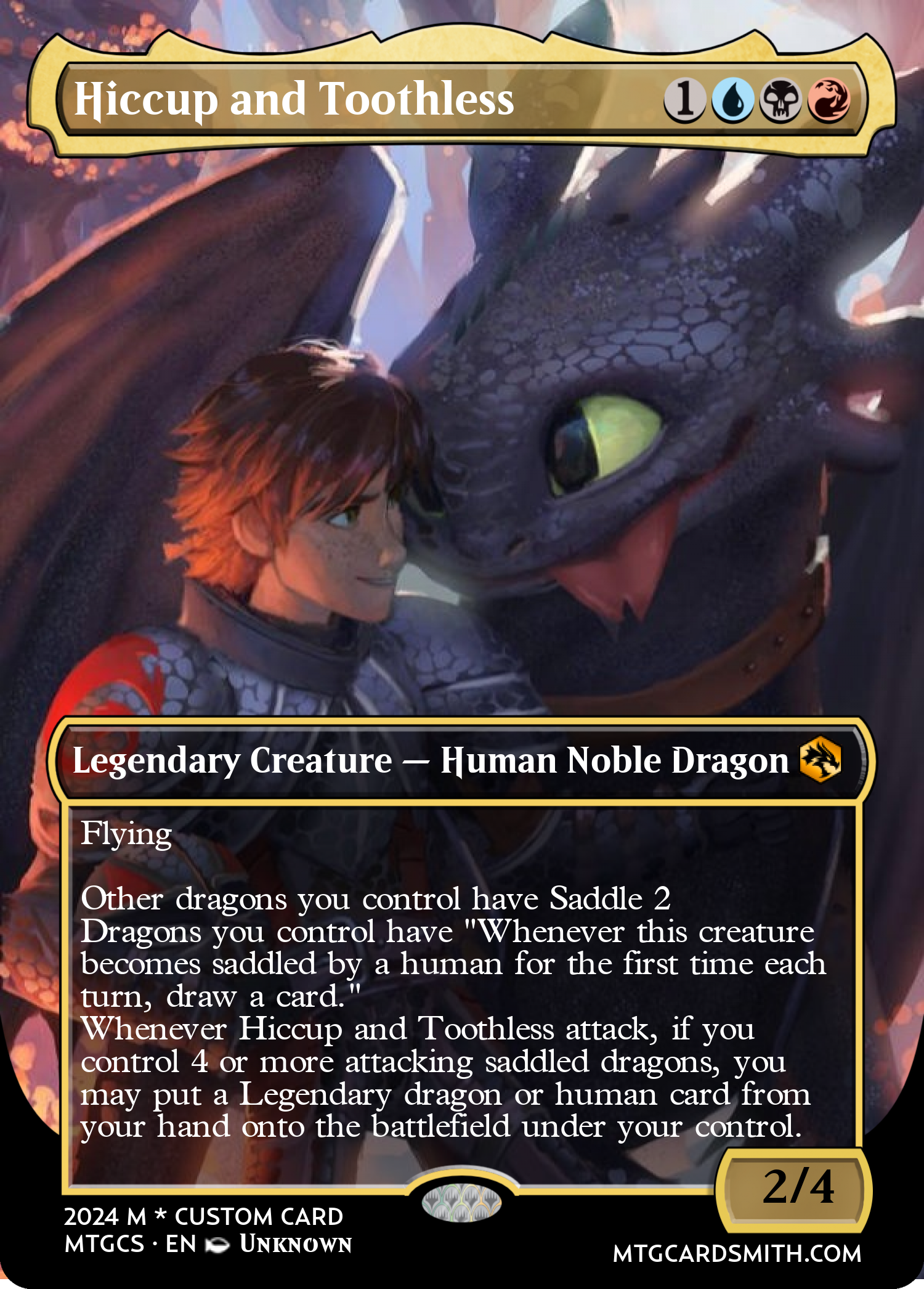 Hiccup and Toothless