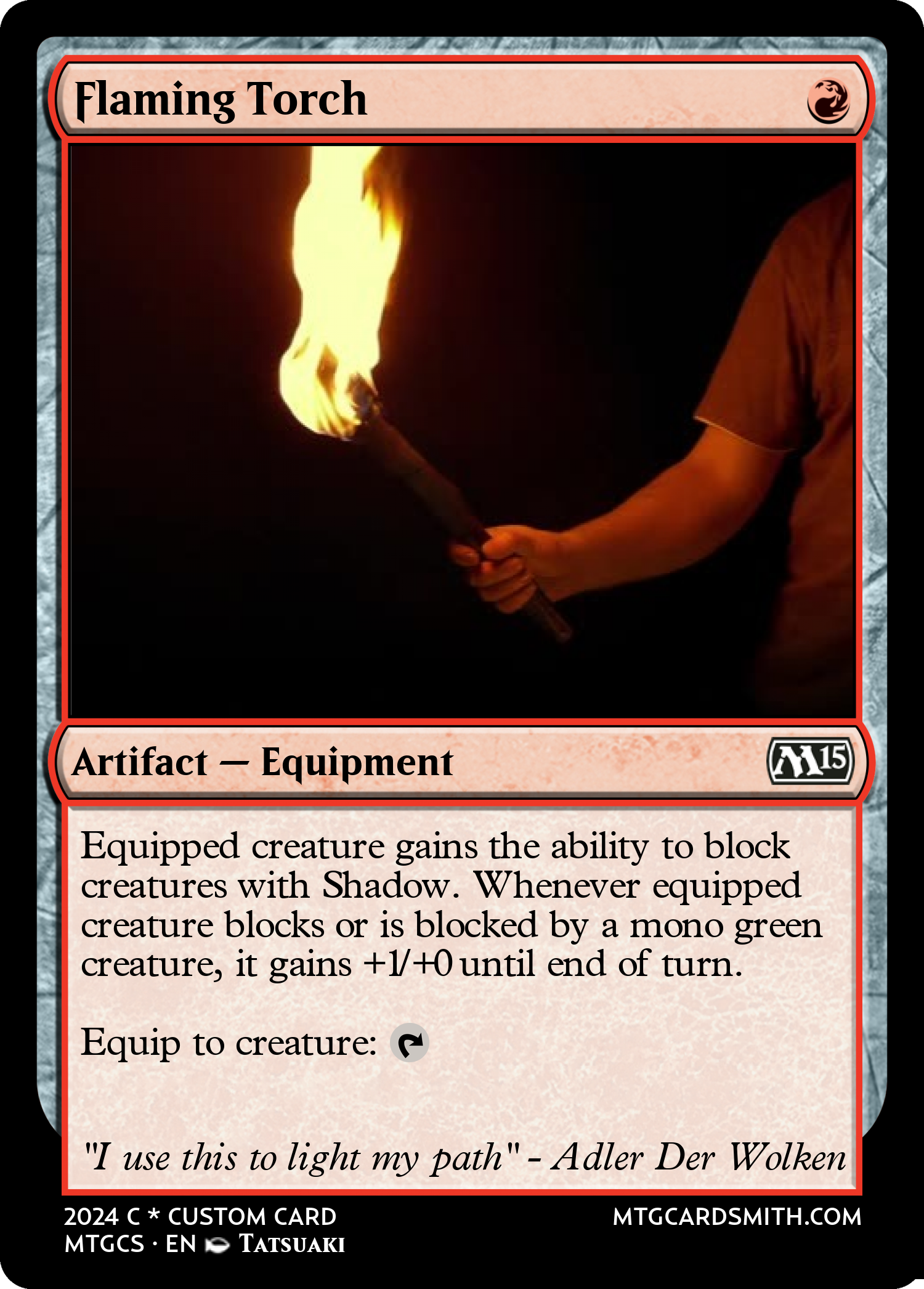 Flaming Torch