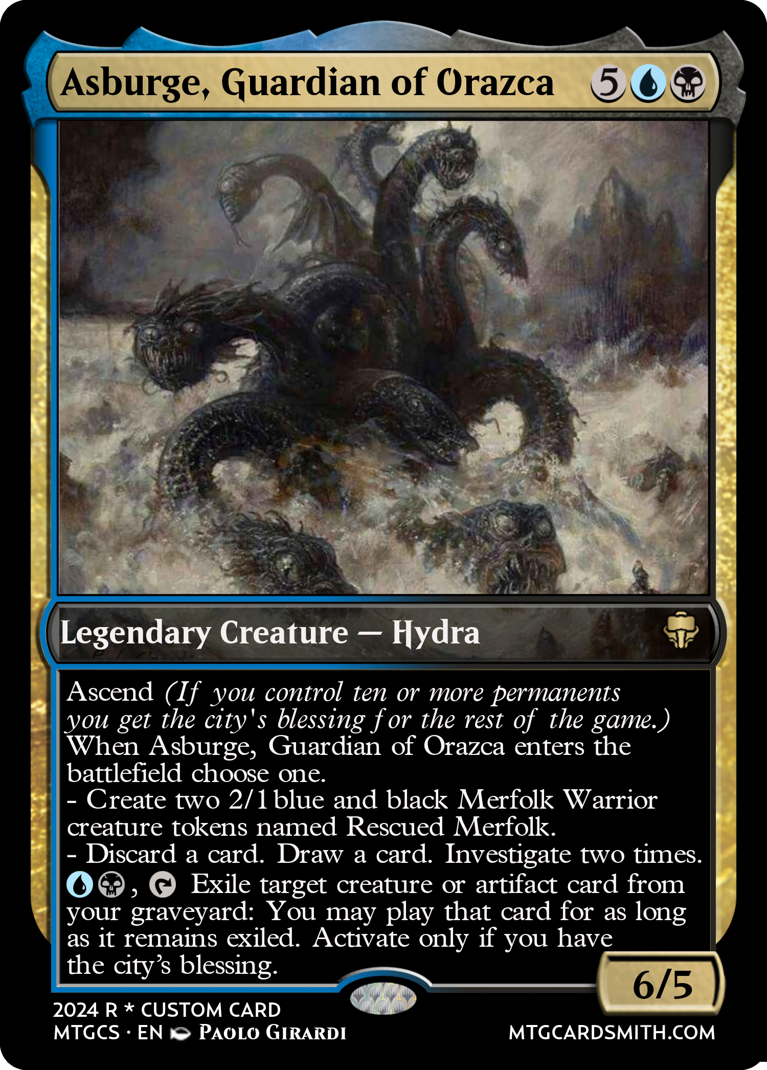 Asburge, Guardian of Orazca