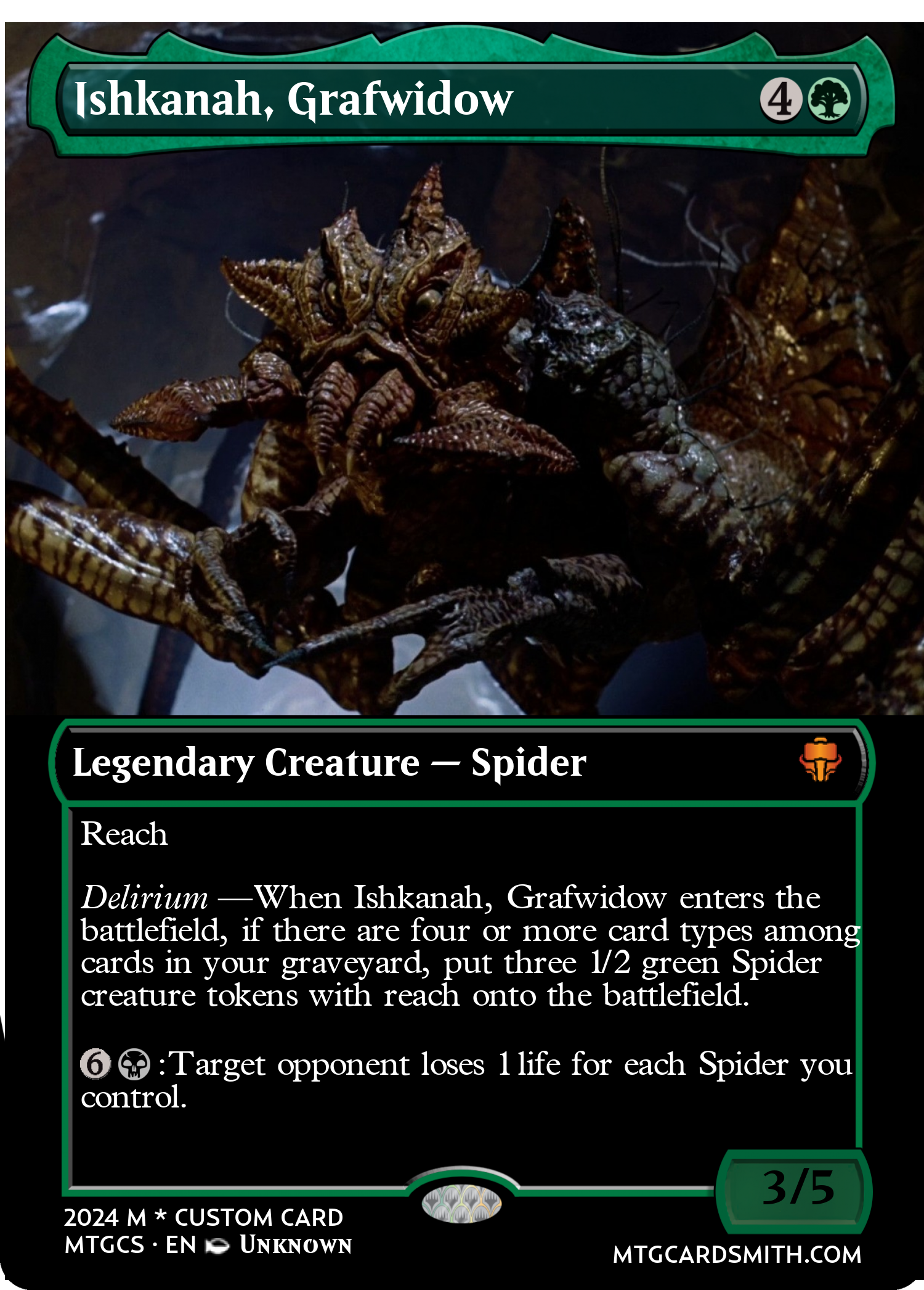 Ishkanah, Grafwidow