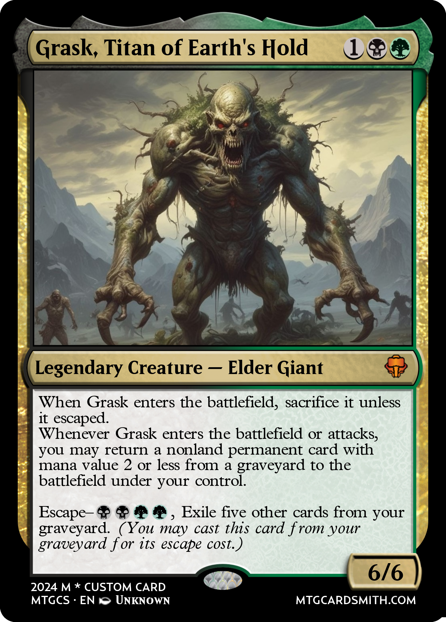 Grask, Titan of Earth's Hold