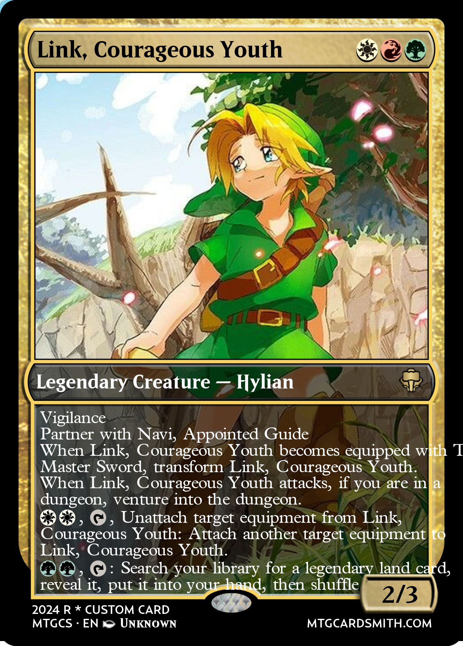 Link, Courageous Youth